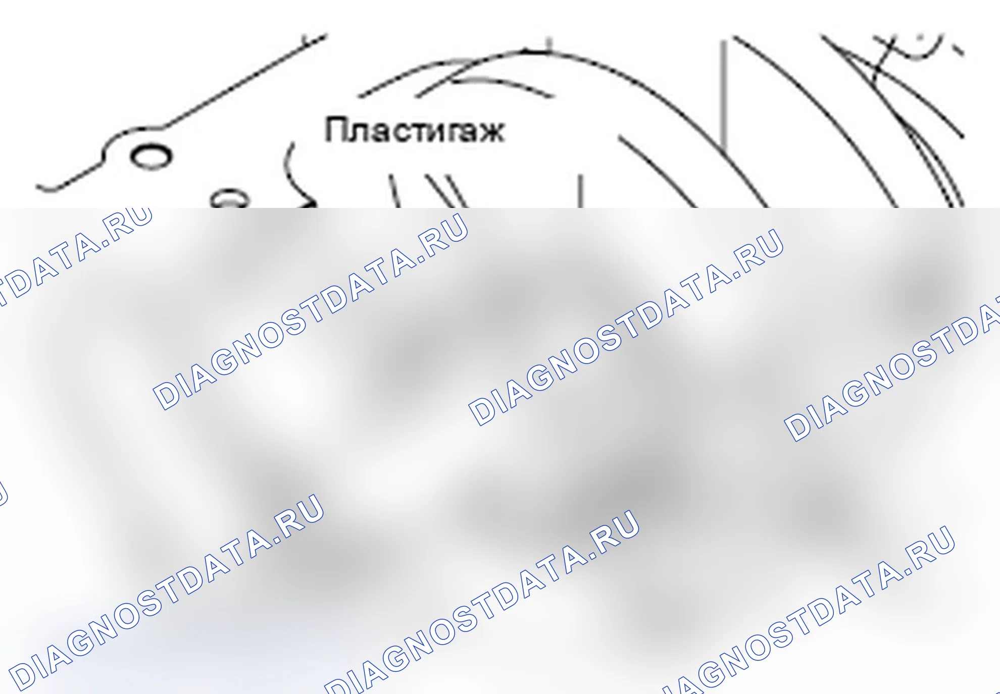 Рис. 159: МАСЛЯНЫЙ ЗАЗОР КОЛЕНЧАТОГО ВАЛА (МЕТОД ПЛАСТИГЕЙДЖА). Mitsubishi Lancer Ralliart X рестайлинг