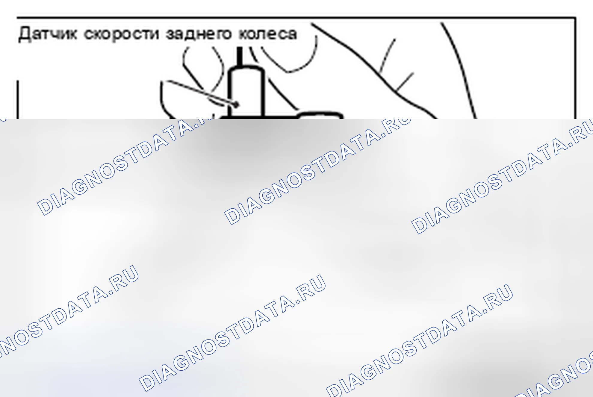 Рис. 165: >> A <<ДАТЧИК СКОРОСТИ ЗАДНЕГО КОЛЕСА, УПЛОТНИТЕЛЬНОЕ КОЛЬЦО И БОЛТ (СОЕДИНЕНИЕ ДАТЧИКА СКОРОСТИ ЗАДНЕГО КОЛЕСА С ЗАДНИМ Ш. Honda Domani MB