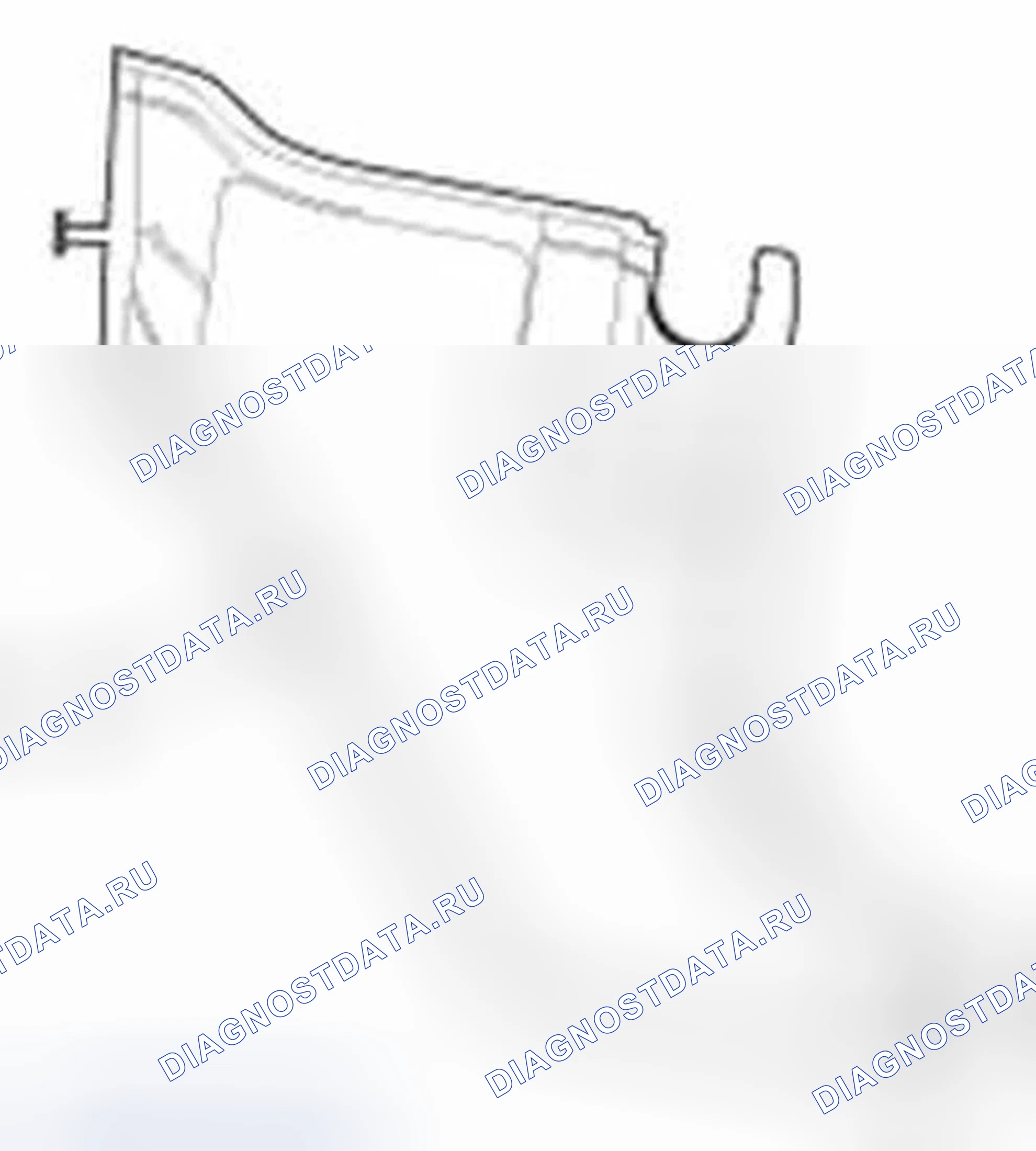 Рис. 82: Замена боковой отделки капота. Hyundai Equus II