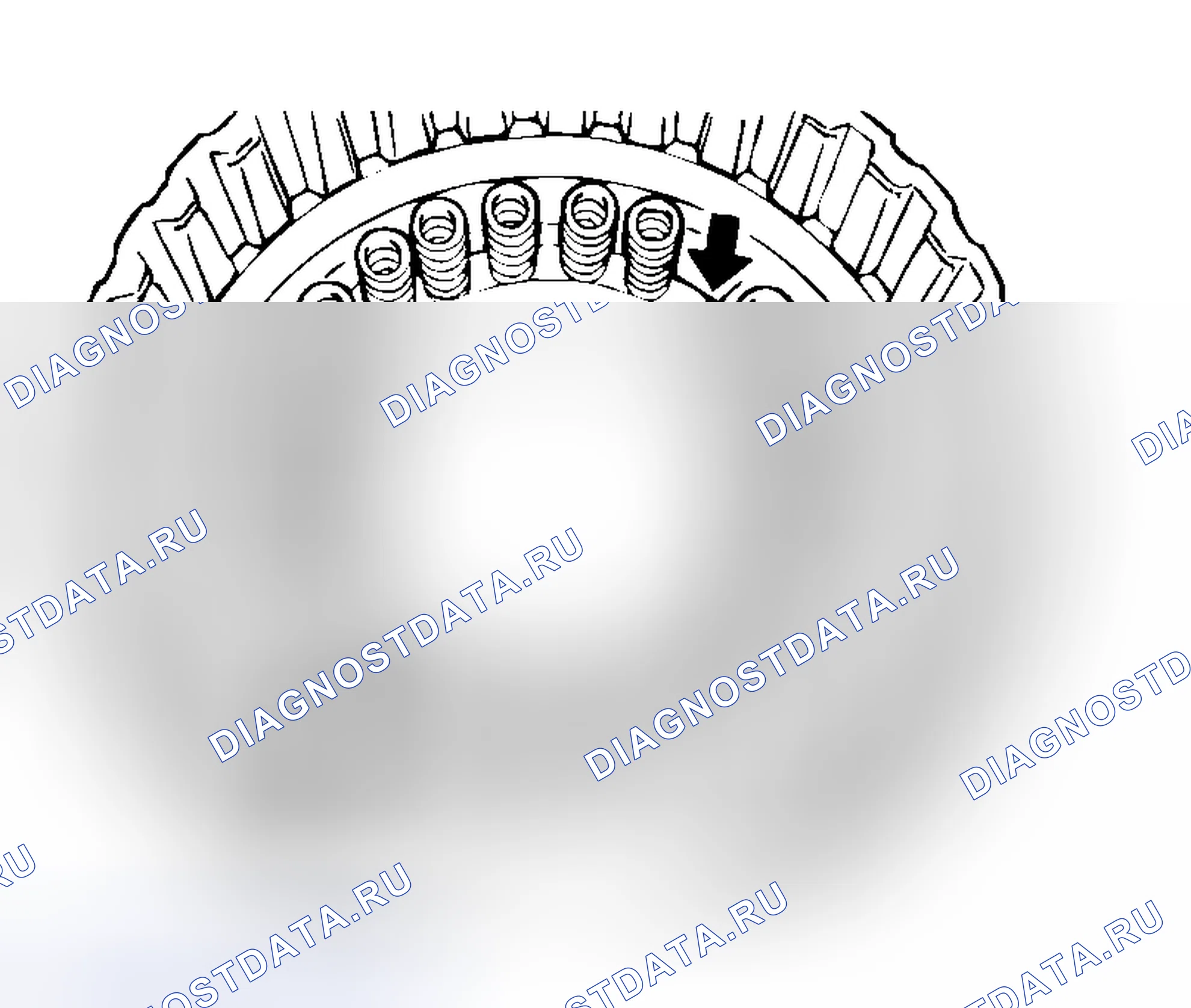 Рис. 17: > > C < < УСТАНОВКА ВОЗВРАТНОЙ ПРУЖИНЫ. Honda Grace I
