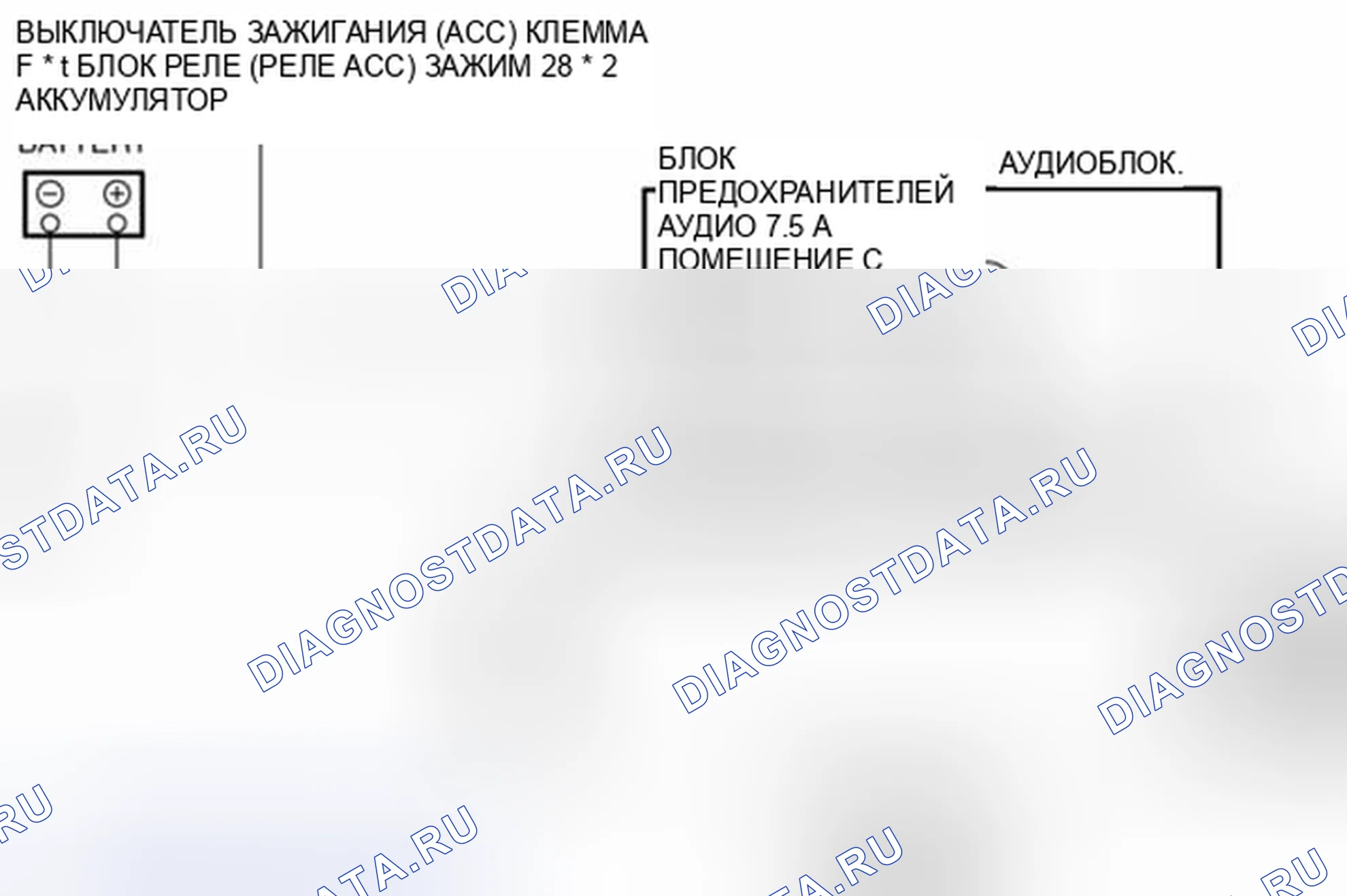 Рис. 127: расшифровка кода ошибки: U3003:16, 09: Er20 [низкое напряжение питания аудиоблока]. Mazda 3 BL рестайлинг