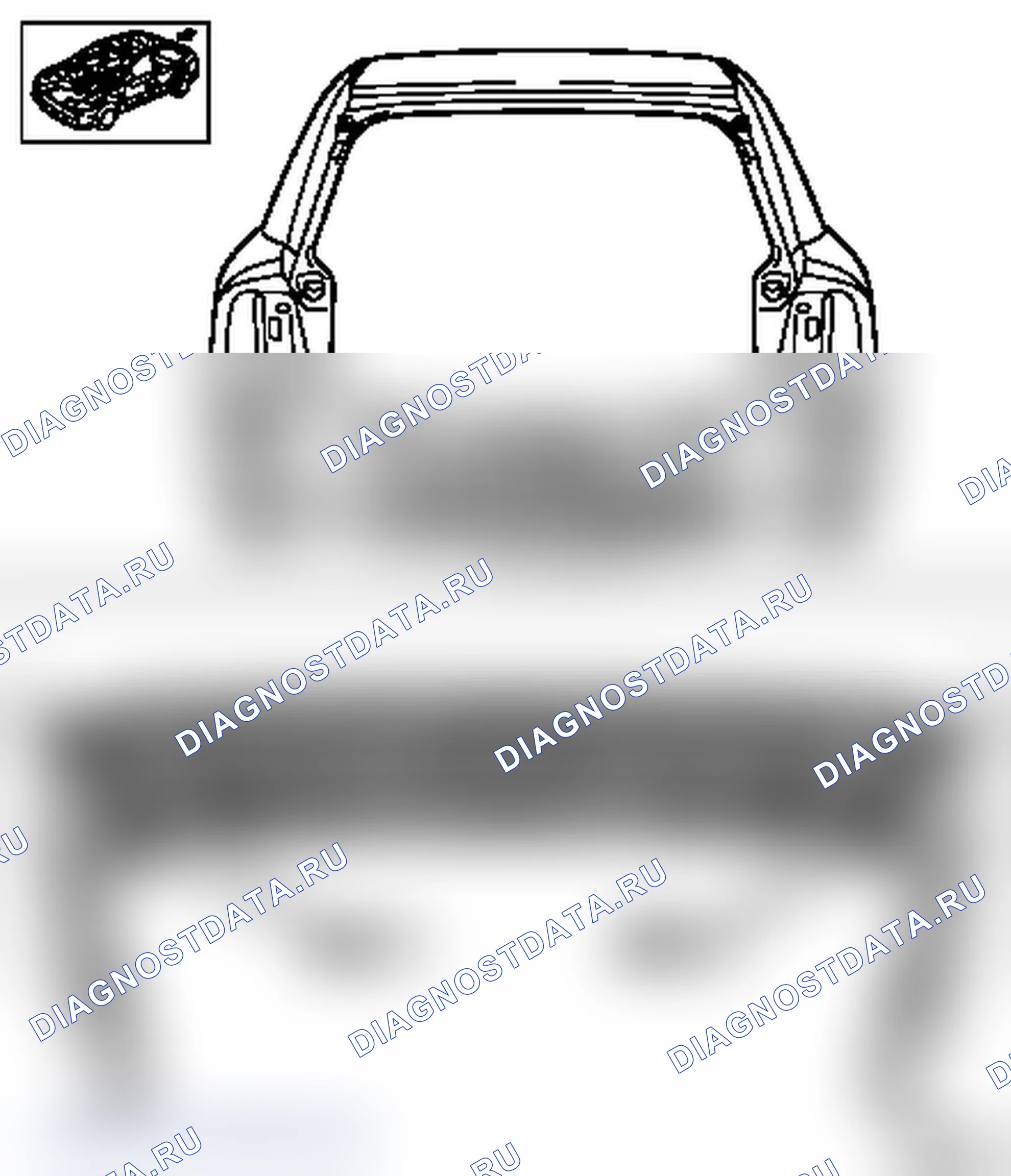 Замена задней внутренней части рамы крыши (модели F08, F48, F69). Opel Astra G