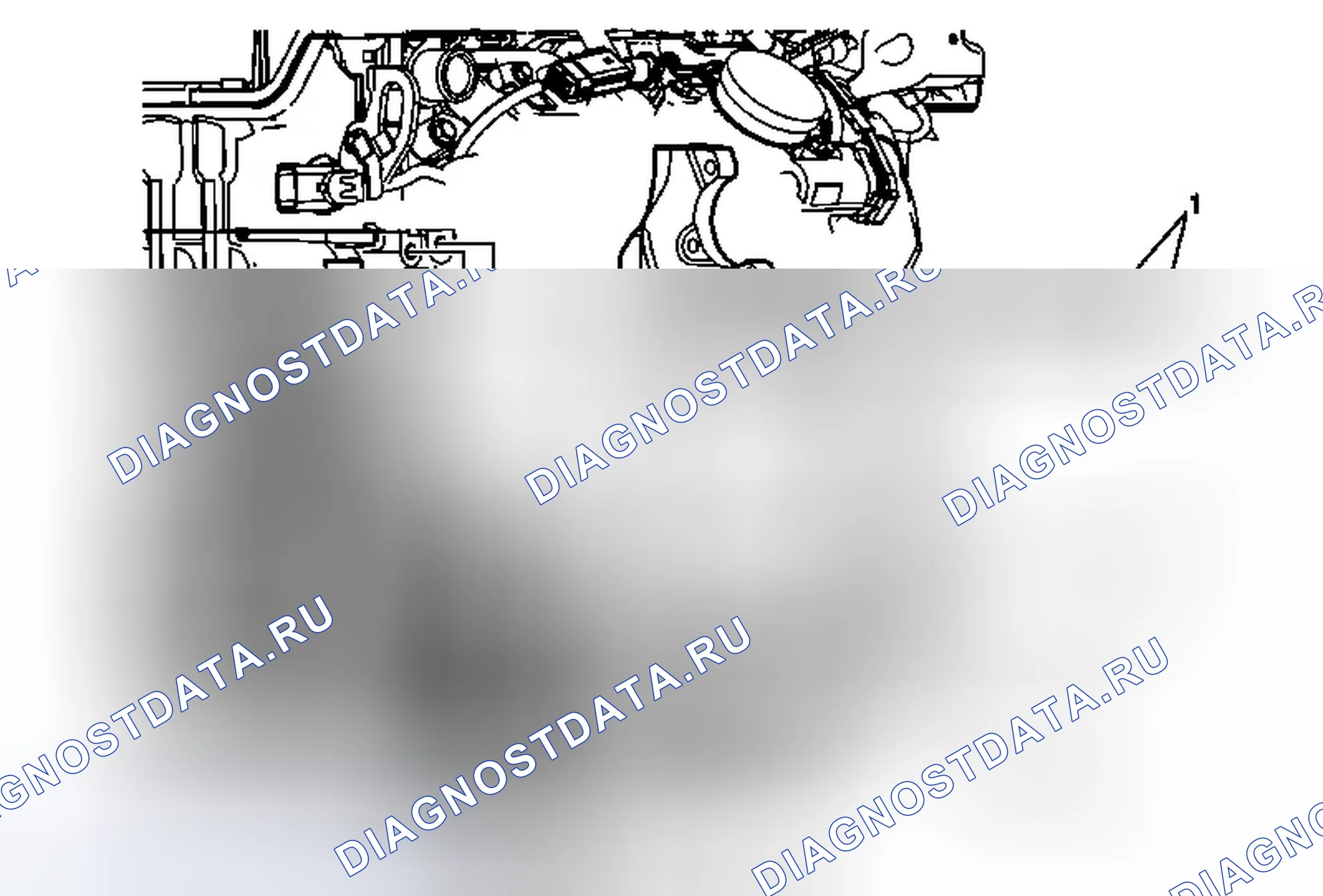 Рис. 6: Замена кронштейна генератора (L4). Buick Regal V