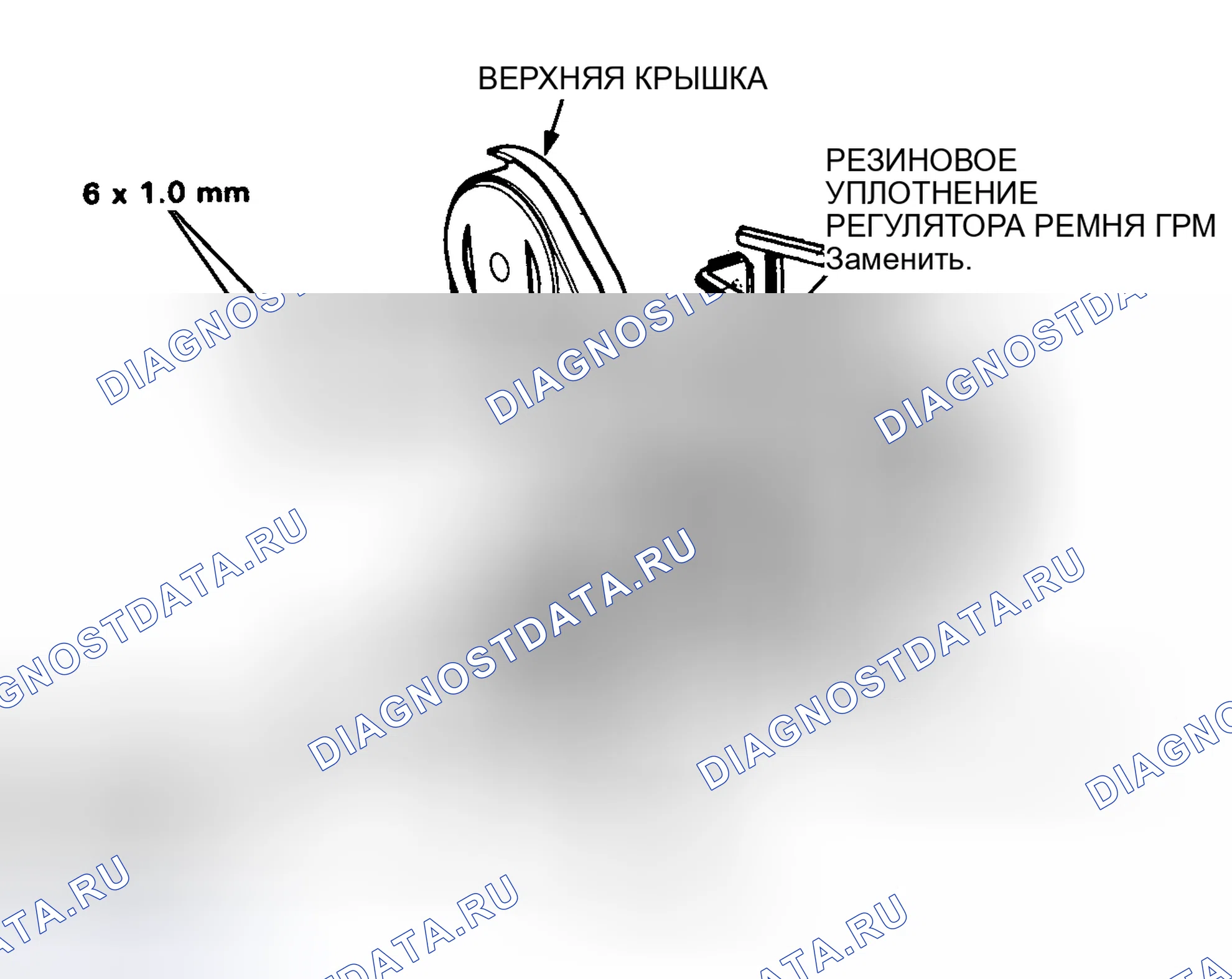 Рис. 14: Установка нижней и верхней крышки ремня. Honda Accord IV
