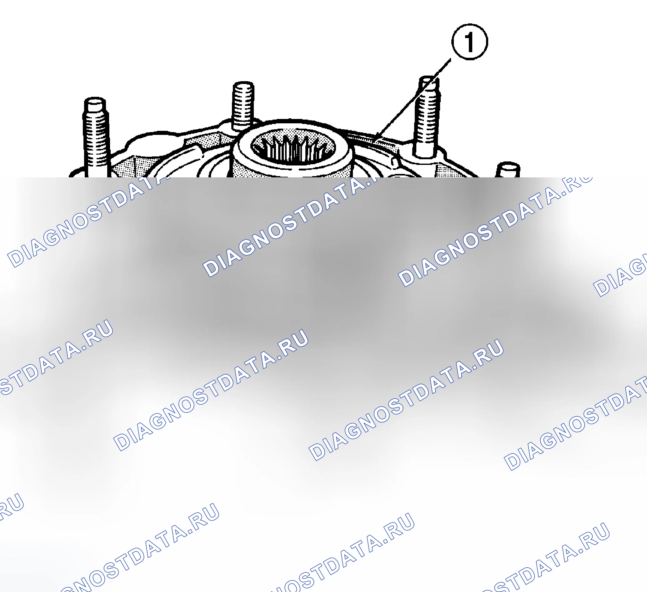 Рис. 126: ВХОДНОЕ ЗУБЧАТОЕ КОЛЕСО / НИЖНИЙ ДИАПАЗОН В СБОРЕ. Dodge Dakota III