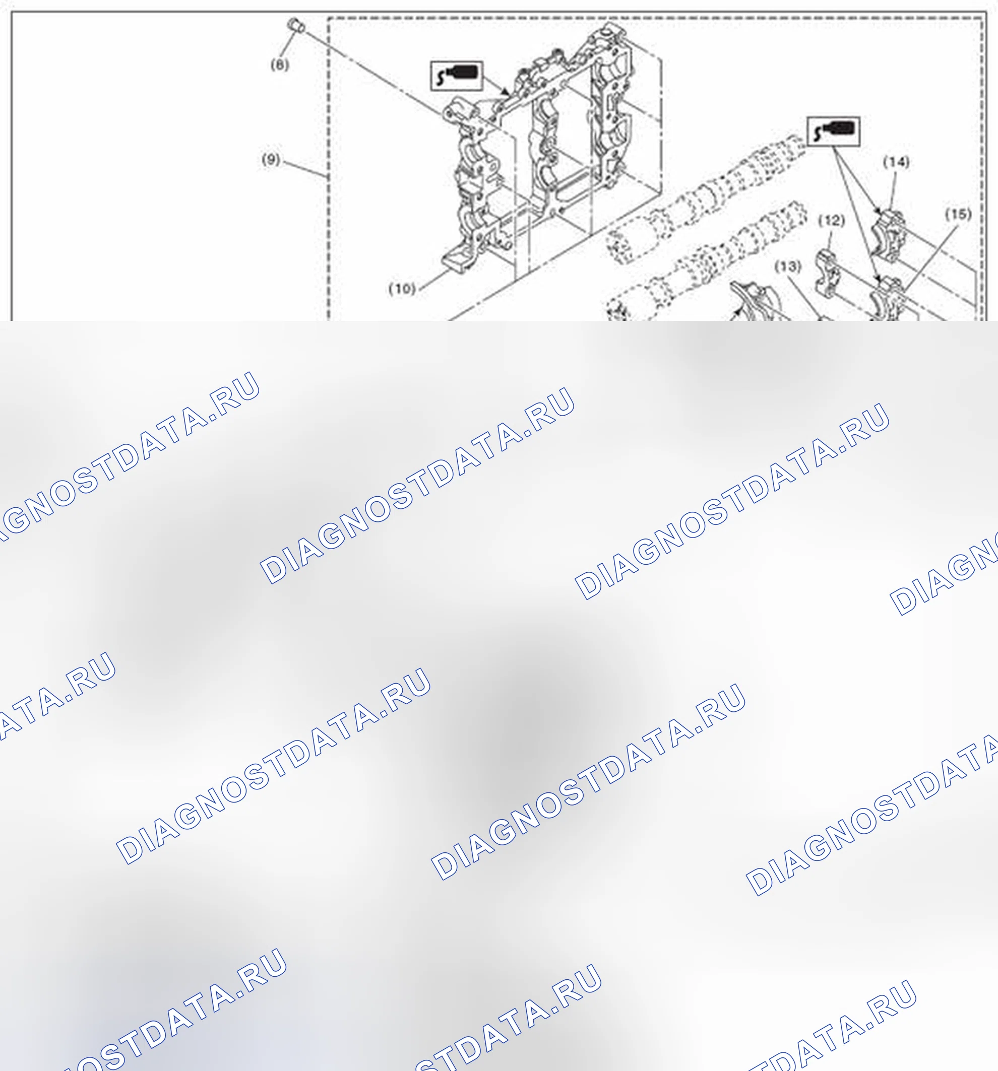 Рис. 92: КУЛАЧКОВАЯ ОПОРА. Subaru Outback BR рестайлинг