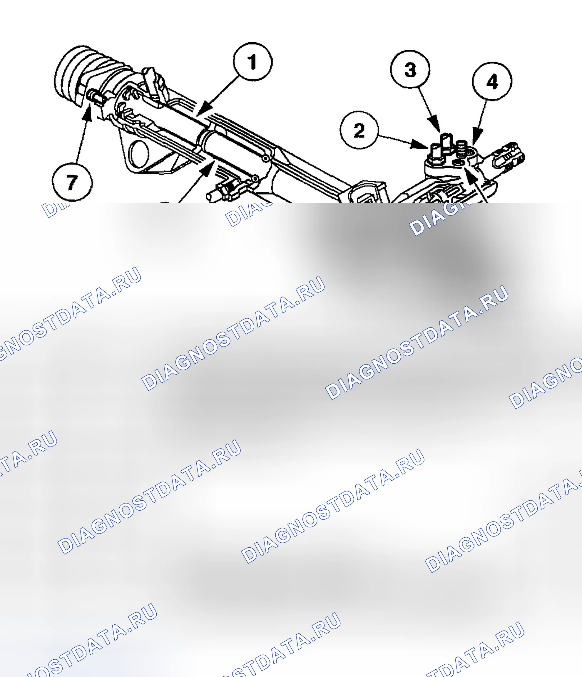 Рис. 24: РУЛЕВОЙ МЕХАНИЗМ. Ford Explorer Sport Trac I