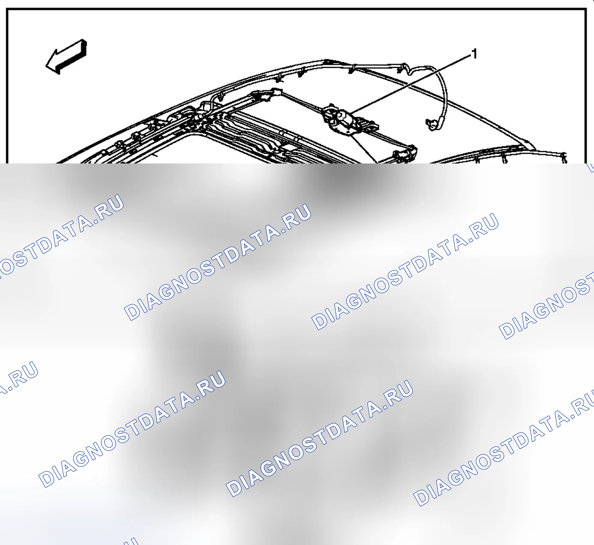 Рис. 56: Компоненты крыши / облицовки (CF5). Chevrolet Malibu VIII