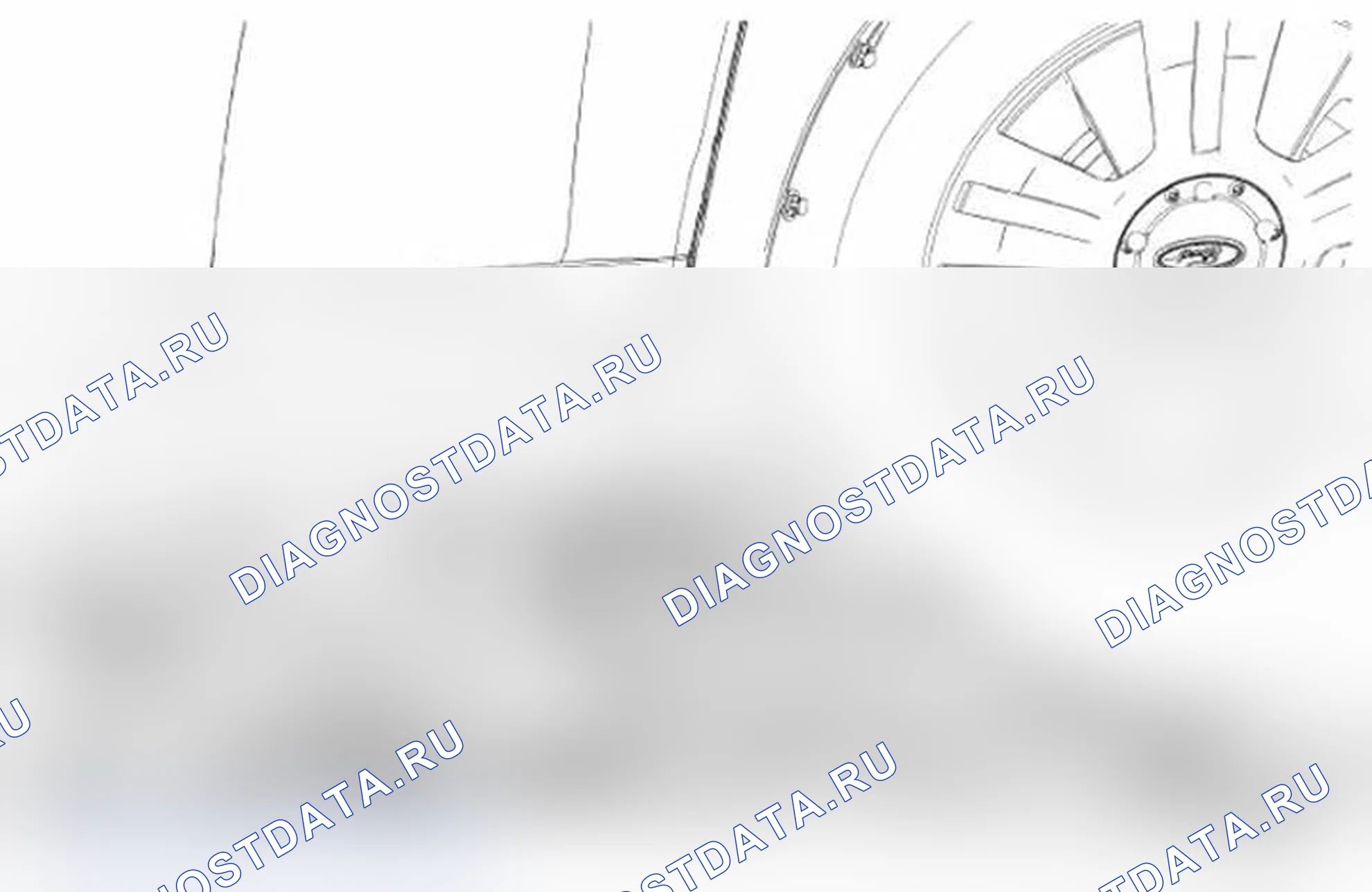 Рис. 1: Точки подъема спереди. Lincoln Zephyr US