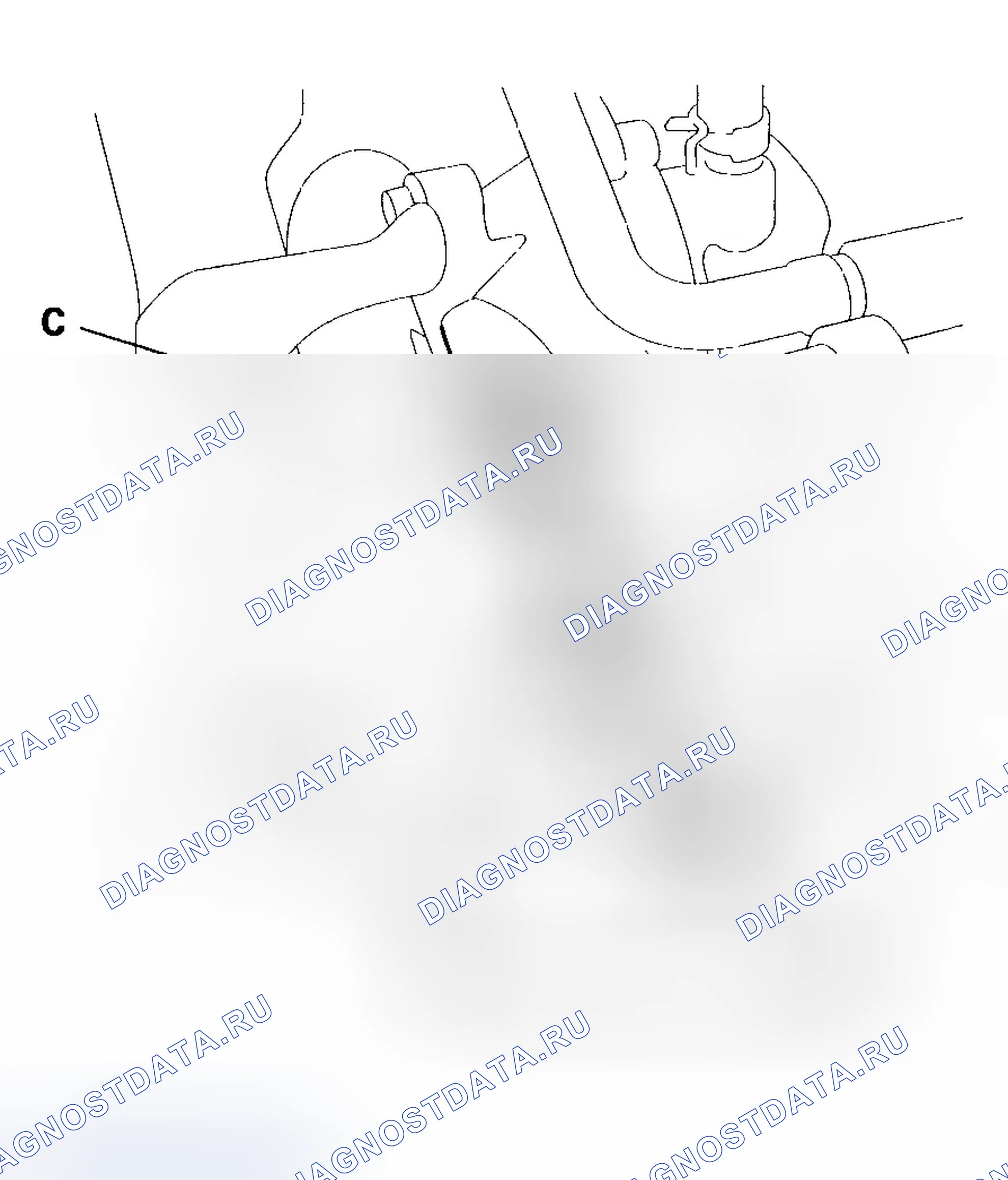Рис. 166: Замена датчика температура охлаждающей жидкости 2. Honda Odyssey I