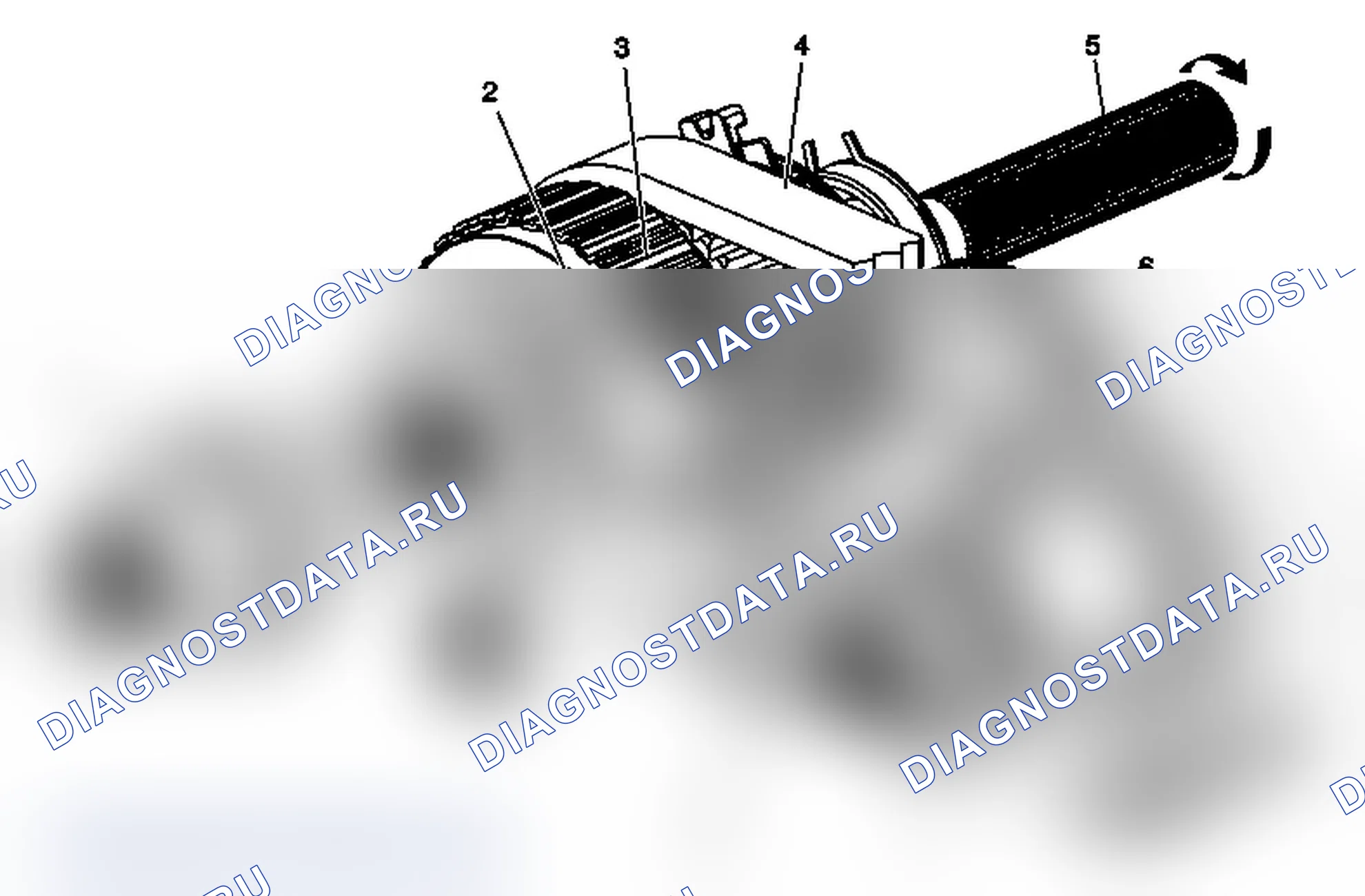 Рис. 2: Поток питания в режиме 2WD. Chevrolet Tahoe III