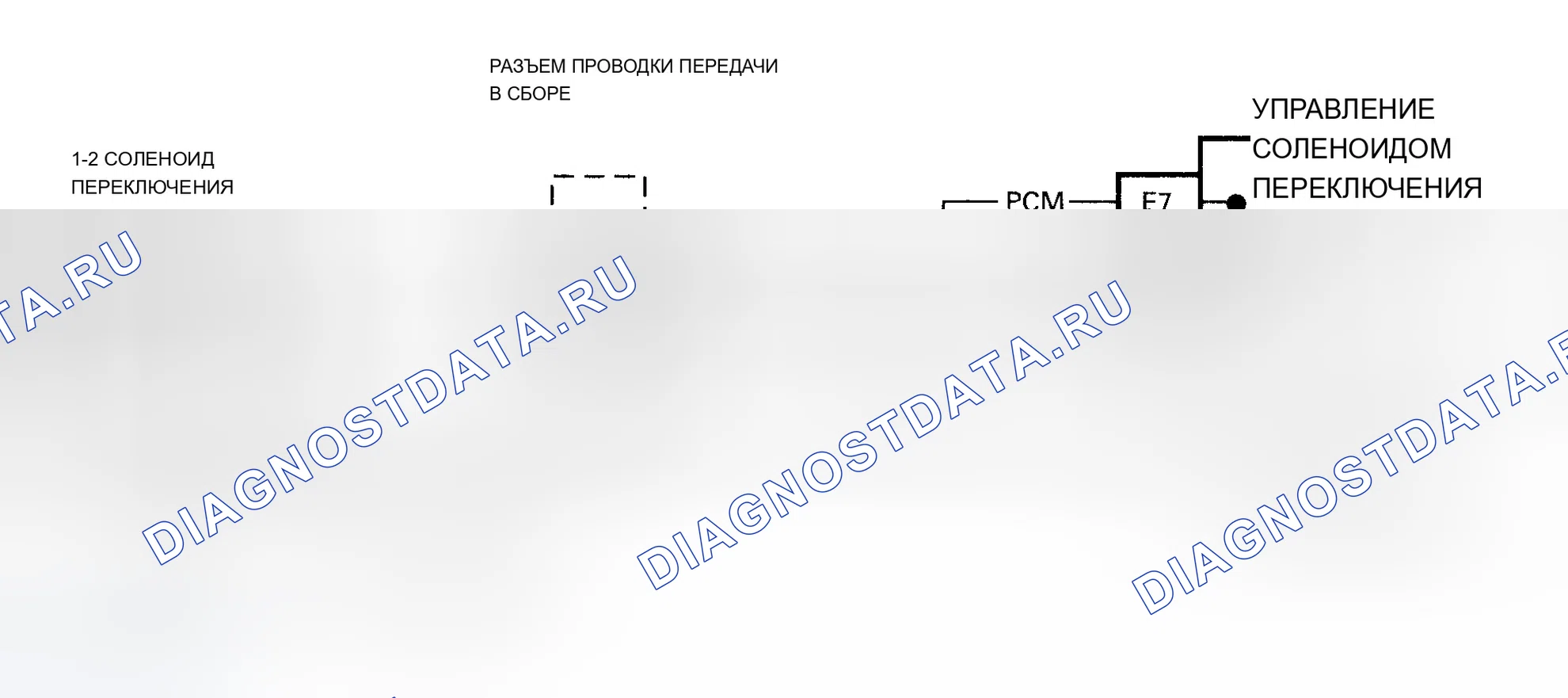 Рис. 154: расшифровка кода ошибки 82, 1-2 НЕИСПРАВНОСТЬ ЦЕПИ СОЛЕНОИДА ПЕРЕКЛЮЧЕНИЯ ПЕРЕДАЧ. Chevrolet Suburban K1500 
