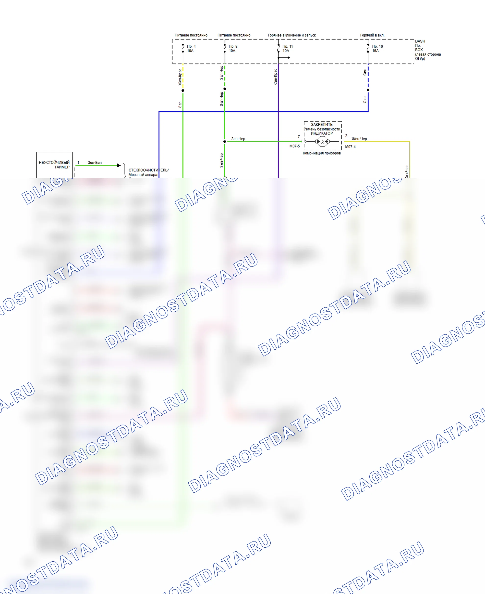 Warning System Circuits. Hyundai Sonata III