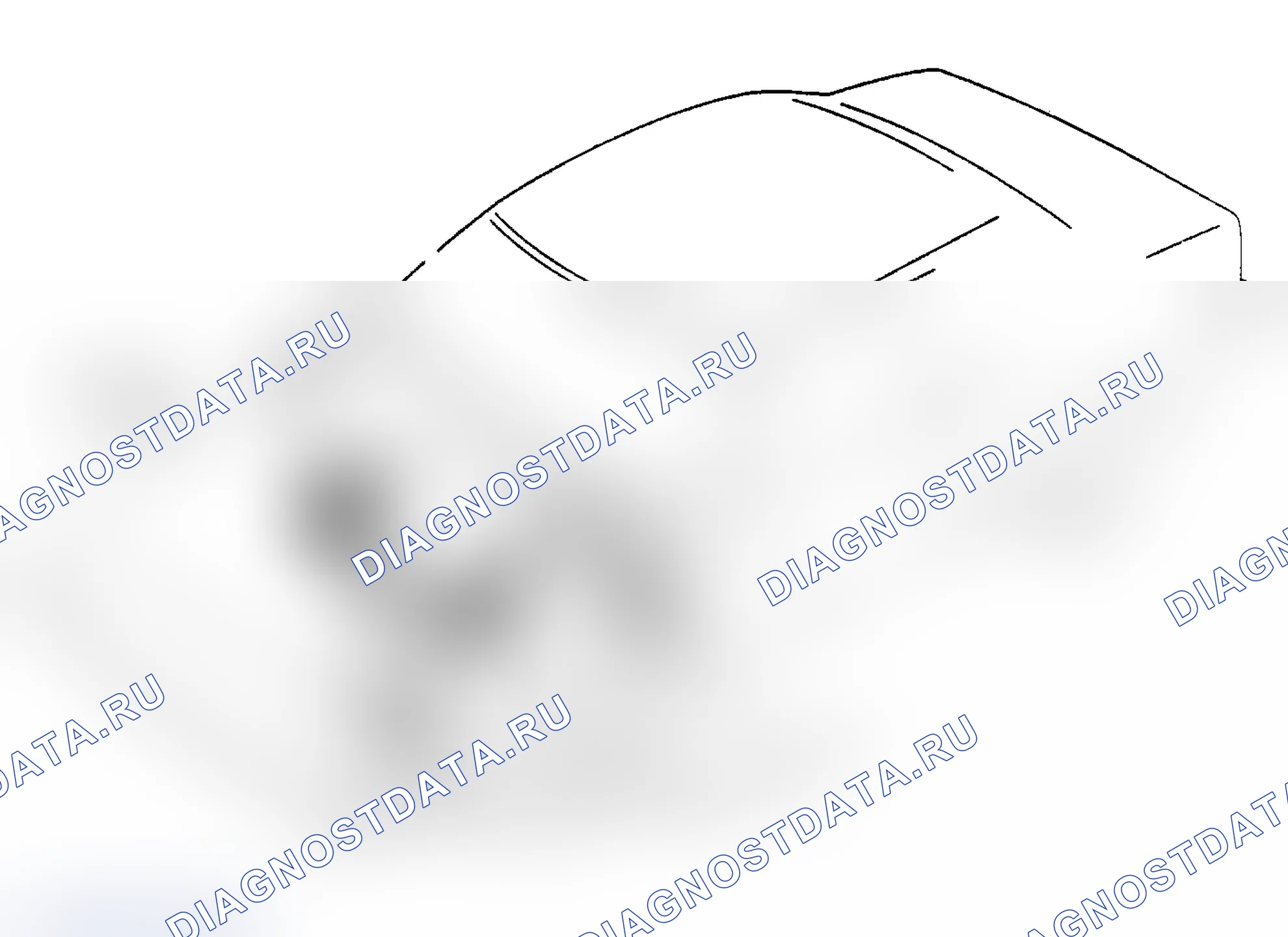 Рис. 3: Расположение компонентов (3 из 7). Mazda 626 GC