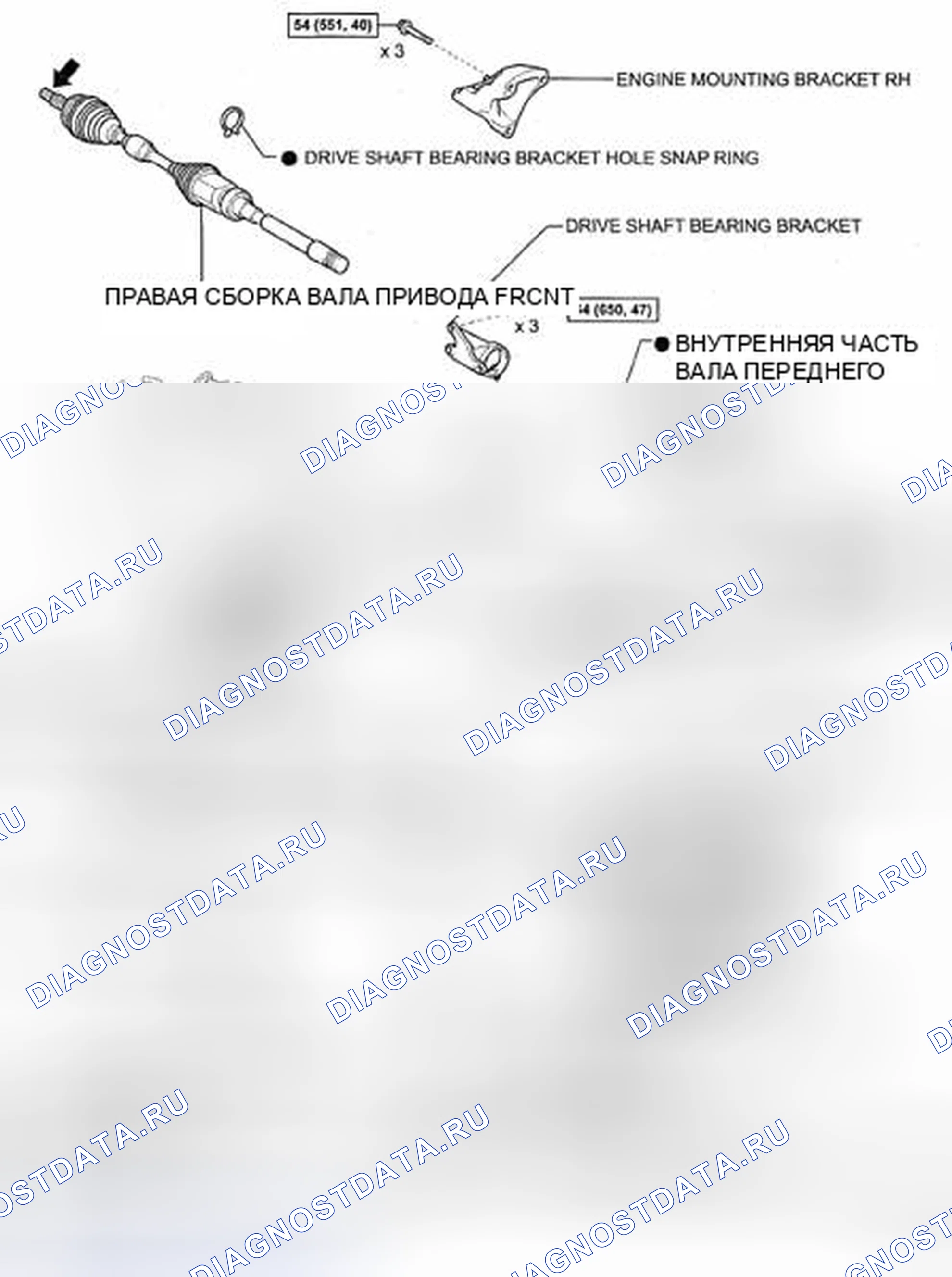 Рис. 30. Toyota Avalon XX30 рестайлинг