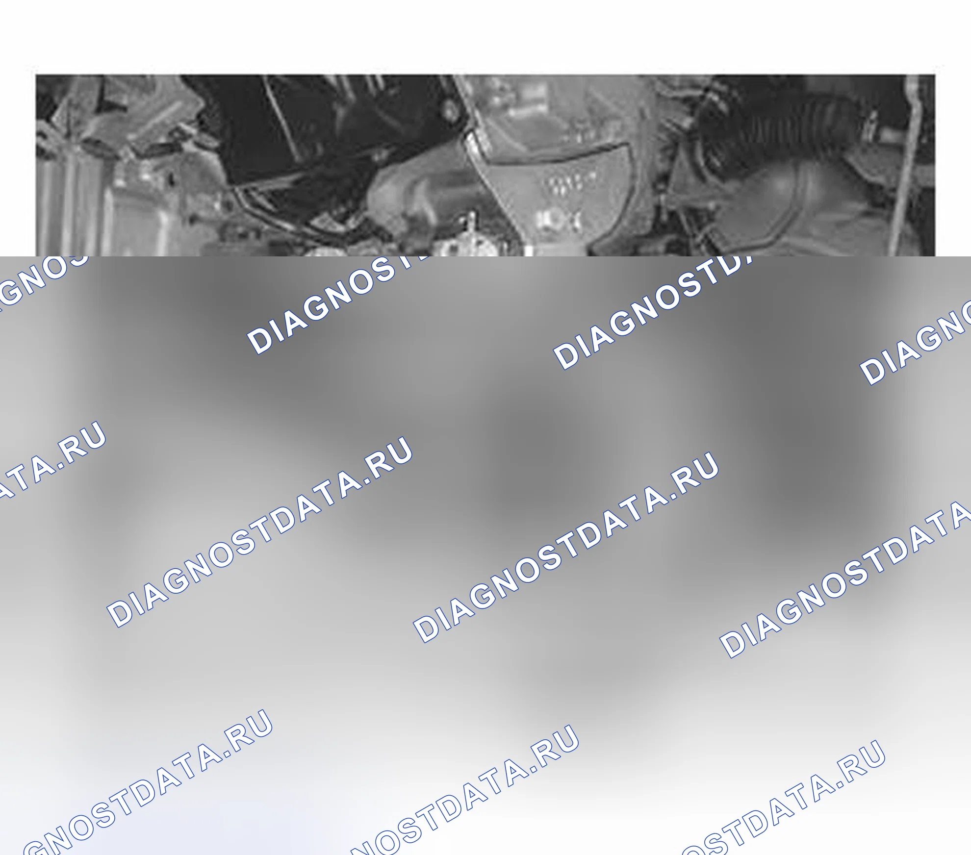 Рис. 43: Снятие коробки передач. Volvo C70 I