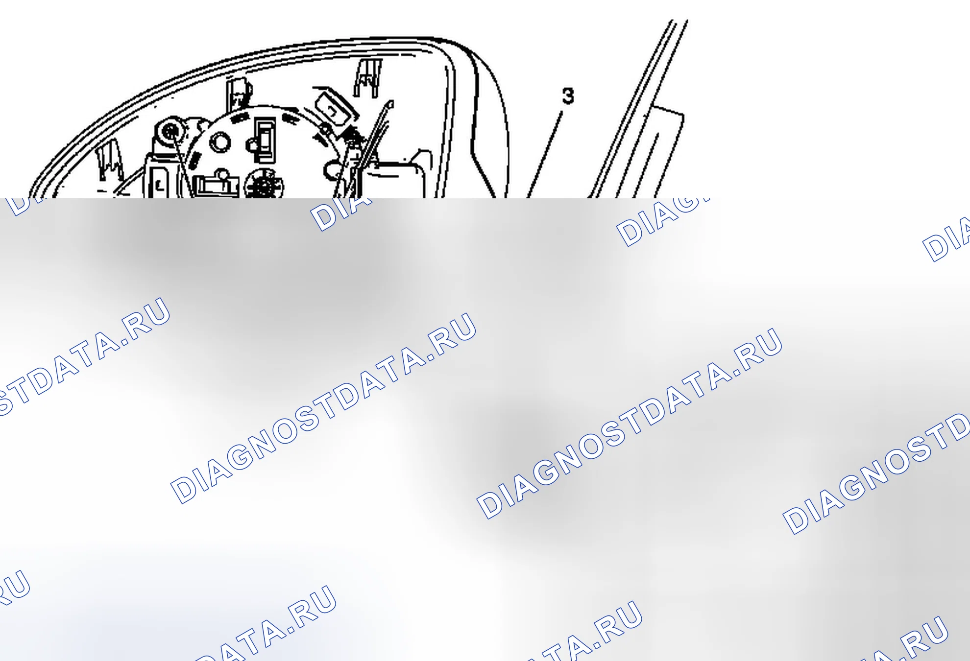 Рис. 8: Замена корпуса наружного зеркала заднего вида. Chevrolet Cruze I рестайлинг