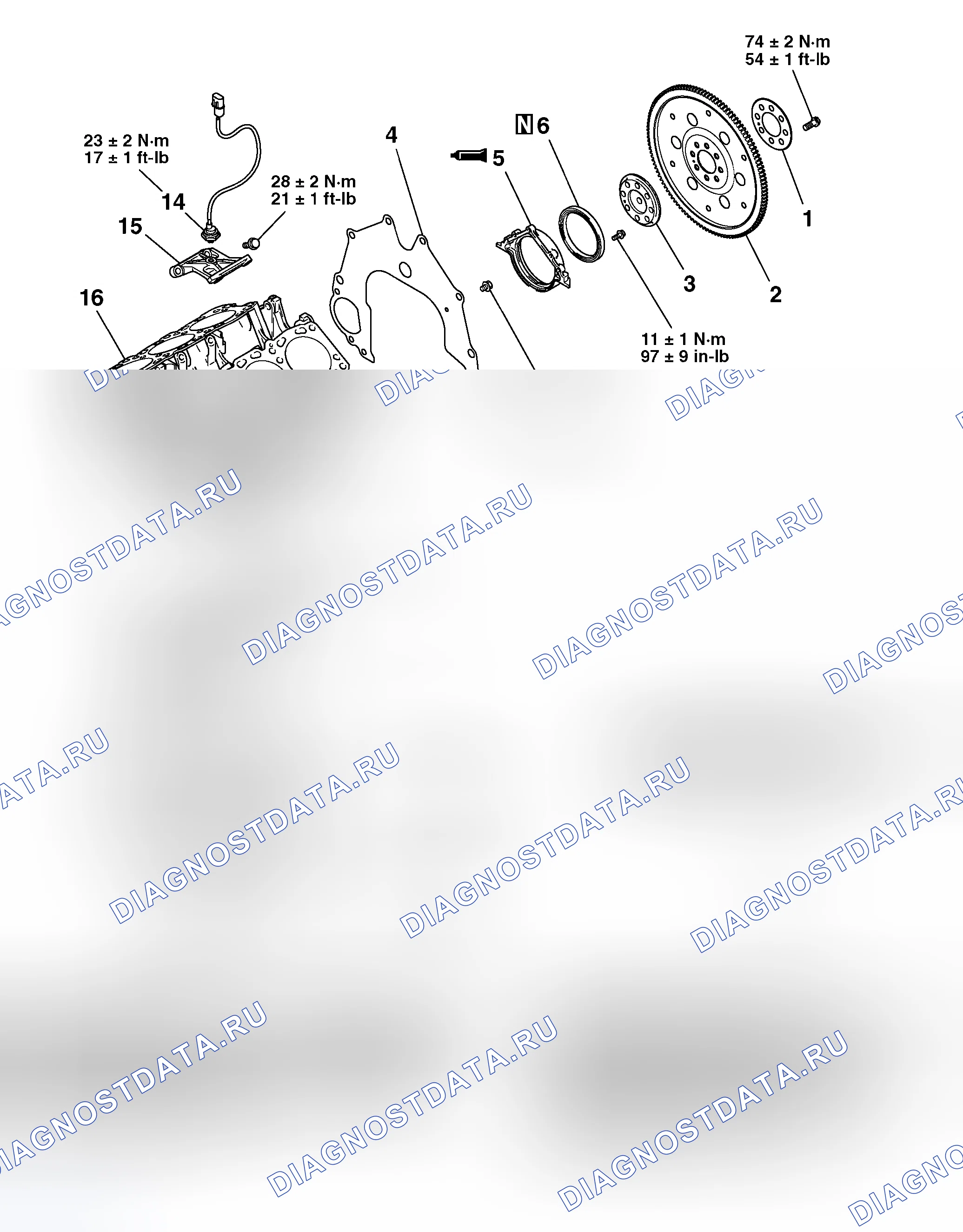 Рис. 221: ДЕМОНТАЖ И МОНТАЖ. Honda Grace I