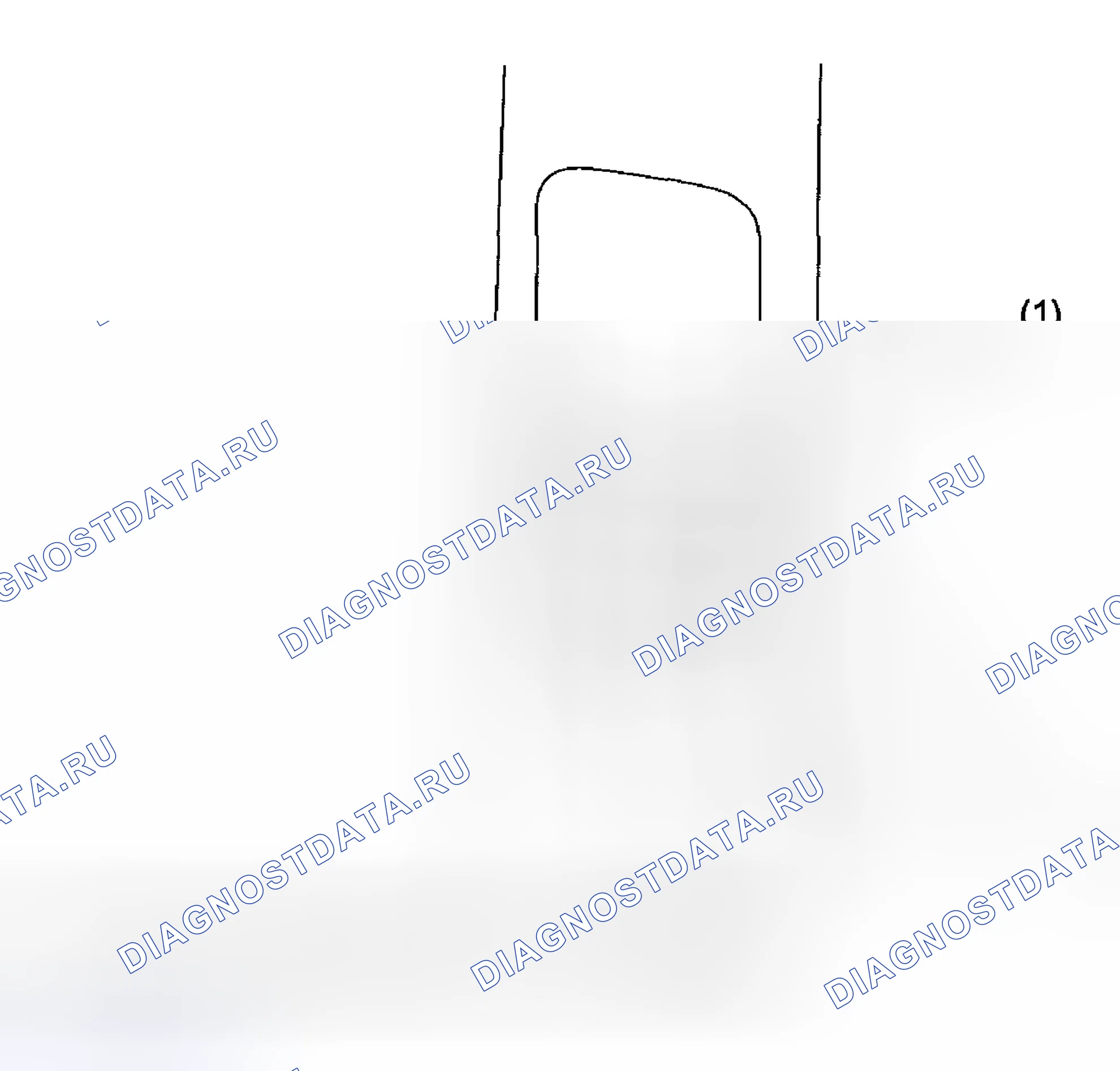 Рис. 1: ПЕРЕДНЯЯ ЧАСТЬ. Subaru Impreza WRX GD/GG рестайлинг 2