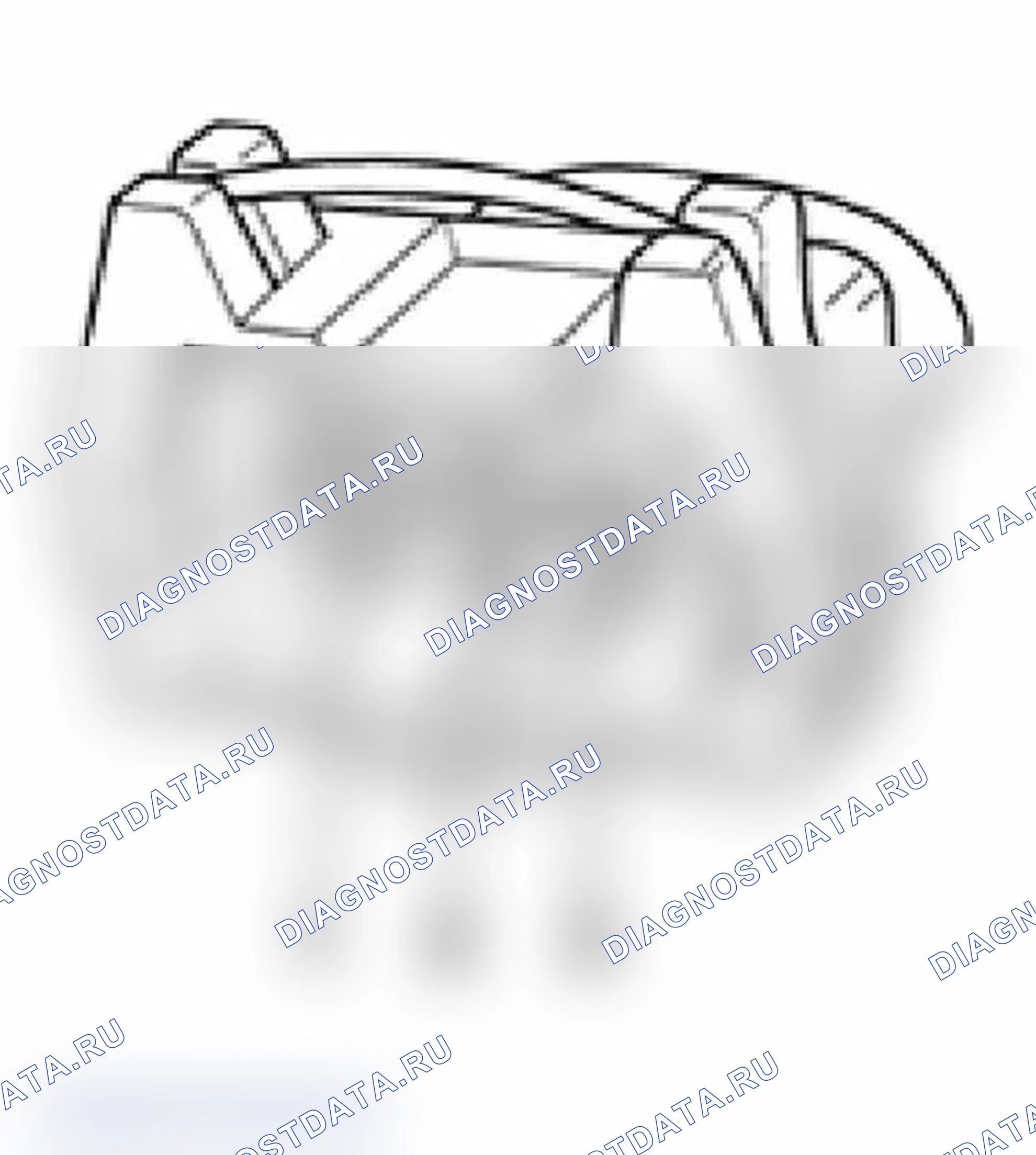 Рис. 25: Проверка сигнального провода. Audi A4 B7