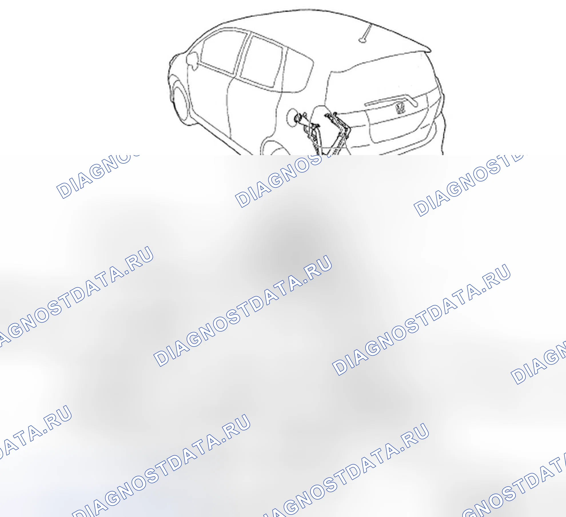 Рис. 59: Замена топливного бака. Honda Fit I