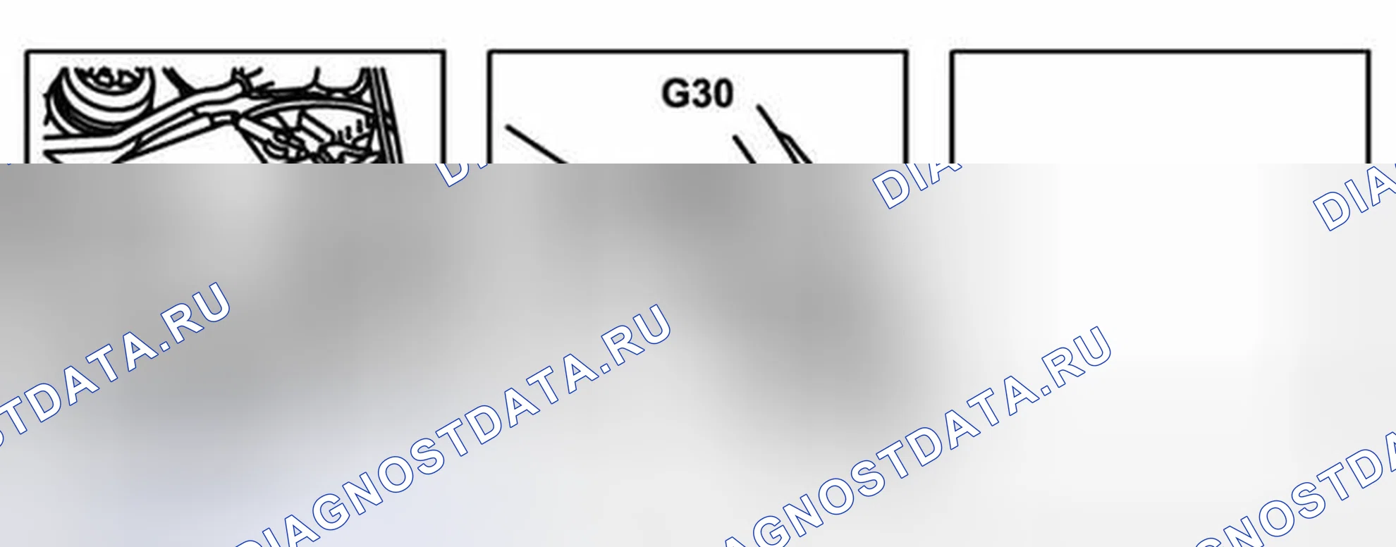 Рис. 33: Определение точки массы G30 (1 из 2). Kia Optima I рестайлинг
