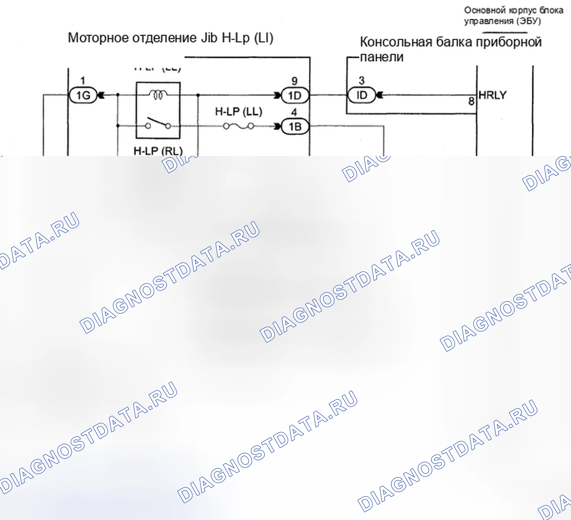 Рис. 175: электросхема. Toyota Camry XV40