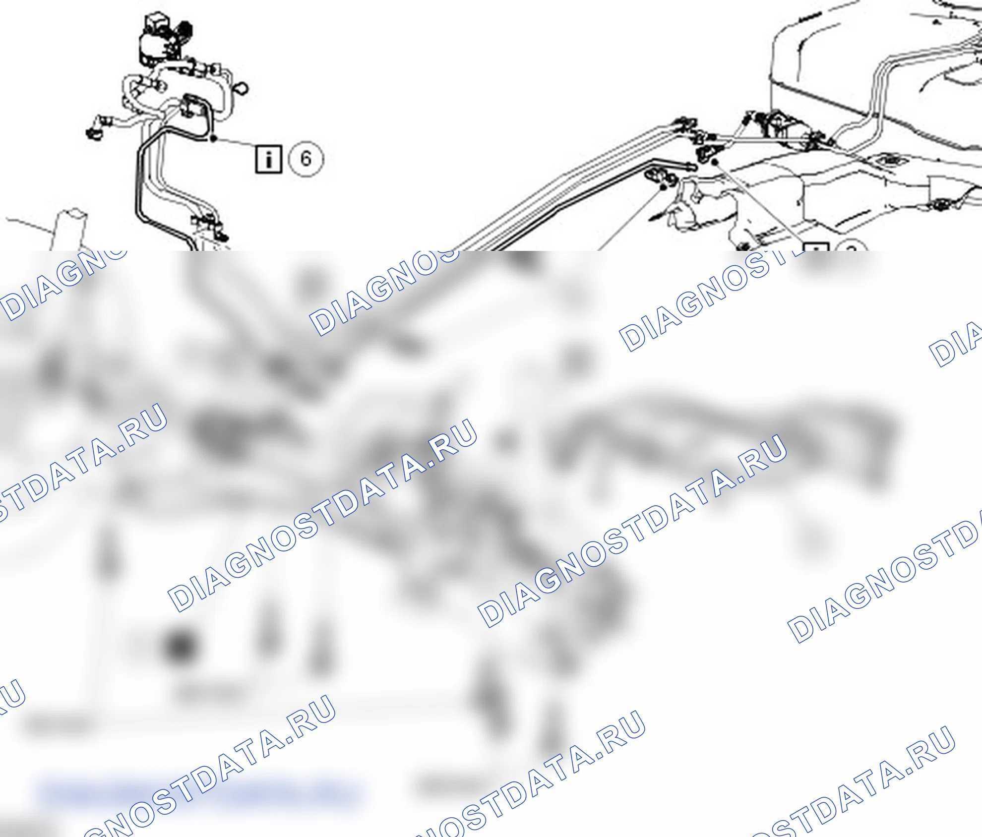 Как снять и установить питающую топливную магистраль (топливопровод). Ford Transit Connect I рестайлинг