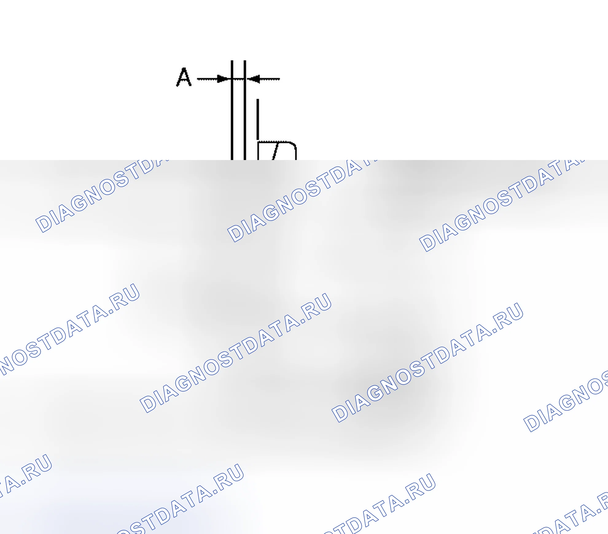 Рис. 153: Зазор кольца Баулка. Nissan Altima L31