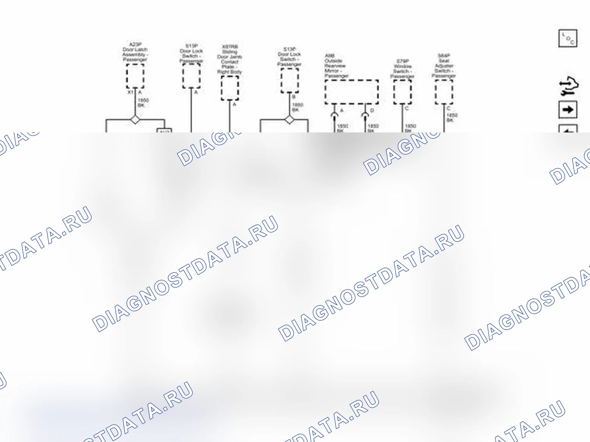 Рис. 188: Схема электропроводки G348 (1 из 2). Chevrolet Express G1500 