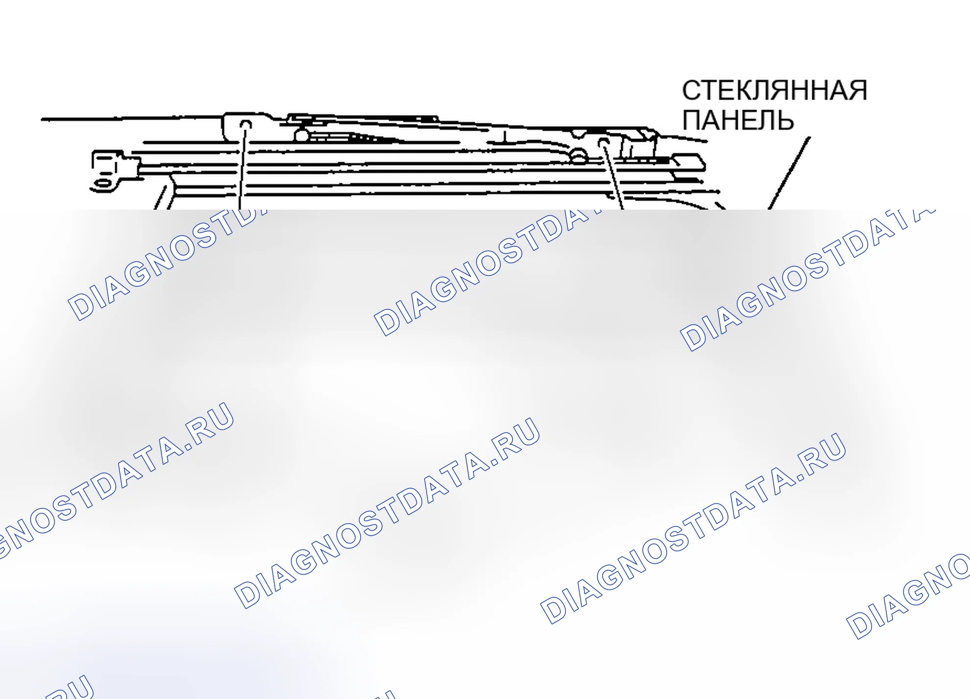 Рис. 2: ДЕМОНТАЖ / МОНТАЖ СТЕКЛЯННОЙ ПАНЕЛИ. Honda CR-V III рестайлинг