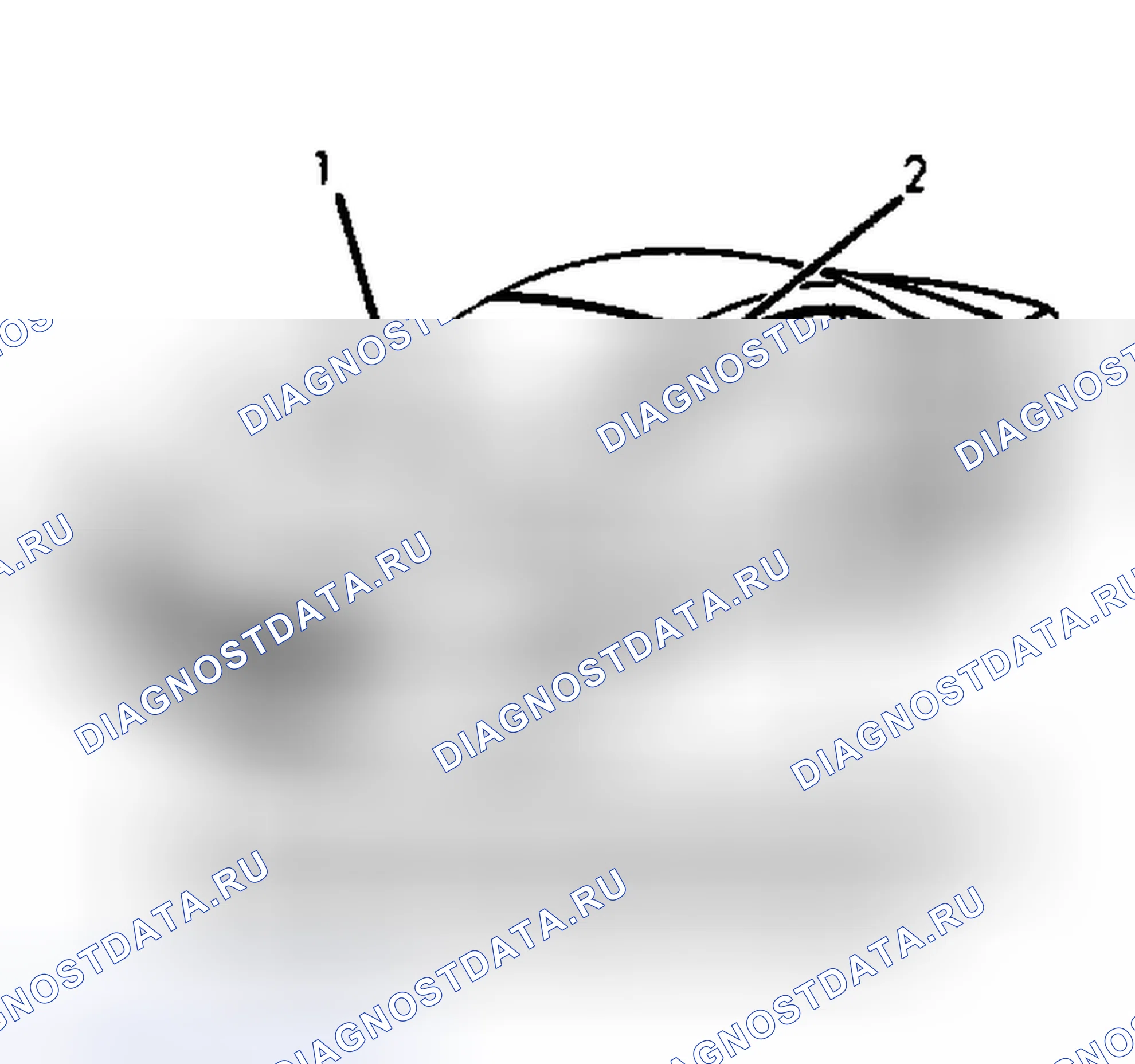 Рис. 14: РАСПОЛОЖЕНИЕ ИНФОРМАЦИОННЫХ МЕТОК. Toyota Celica T200
