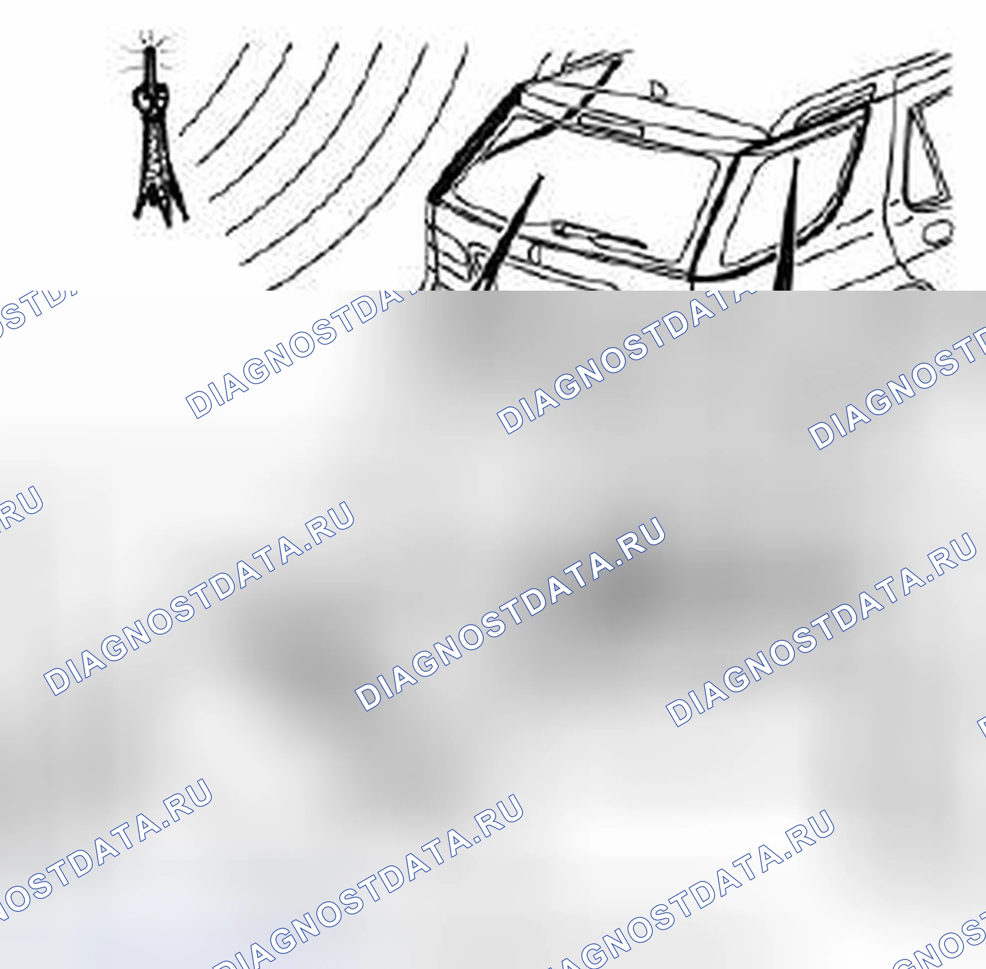 Рис. 88: Антенная система, радио AM / FM (5d). Kia Picanto III