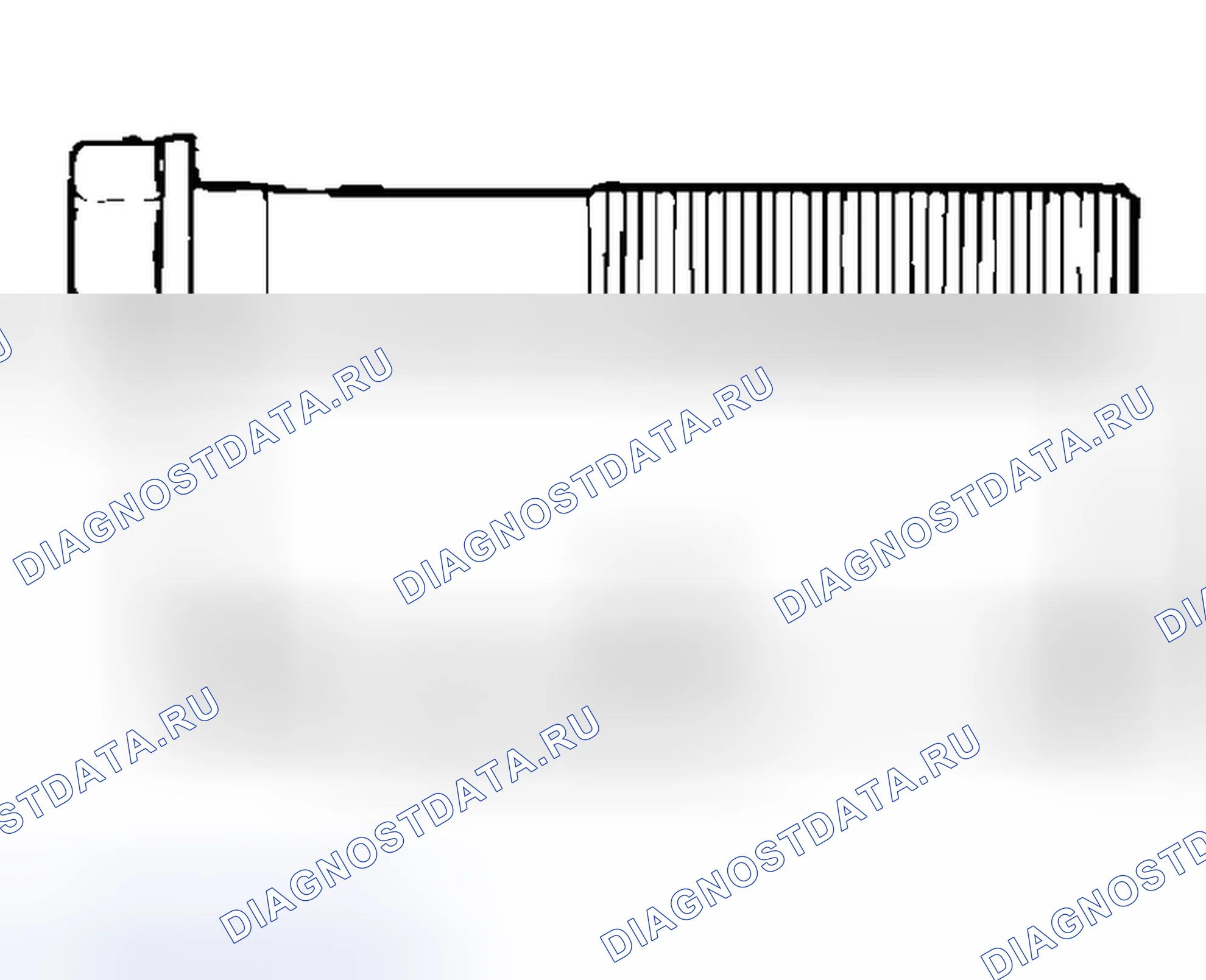 Рис. 276: > > C < < УСТАНОВКА БОЛТА КРЫШКИ ПОДШИПНИКА. Mitsubishi Lancer IX рестайлинг