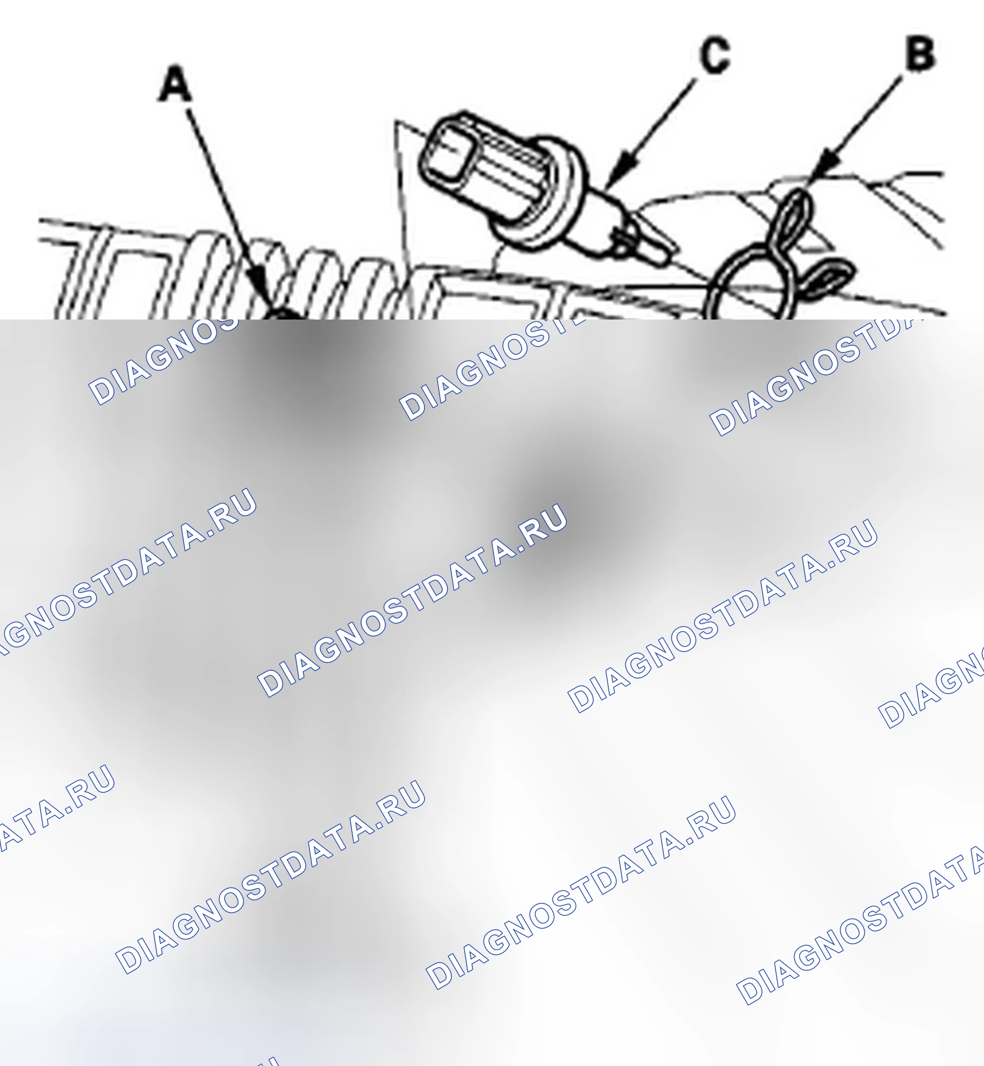 Рис. 380: Замена датчика температура впускного воздуха. Honda S2000 AP2 рестайлинг
