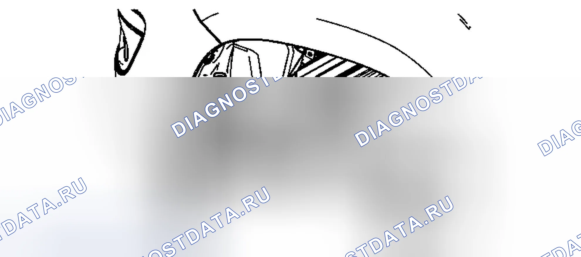 Рис. 9: Замена насоса омывателя заднего окна (OUTLOOK). Chevrolet Traverse I