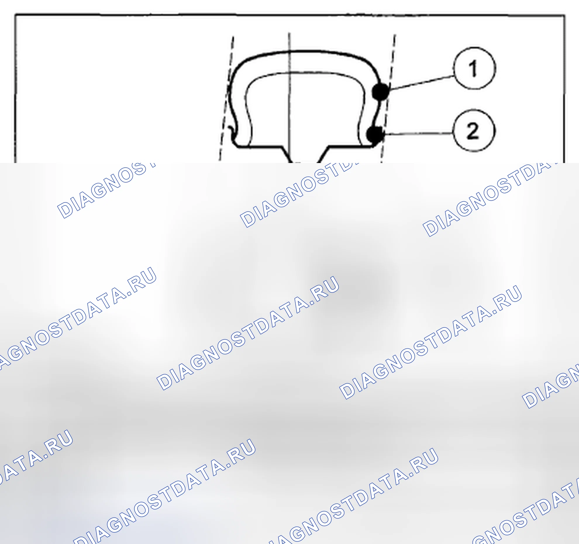 Рис. 14: Боковое биение. Mazda Tribute II