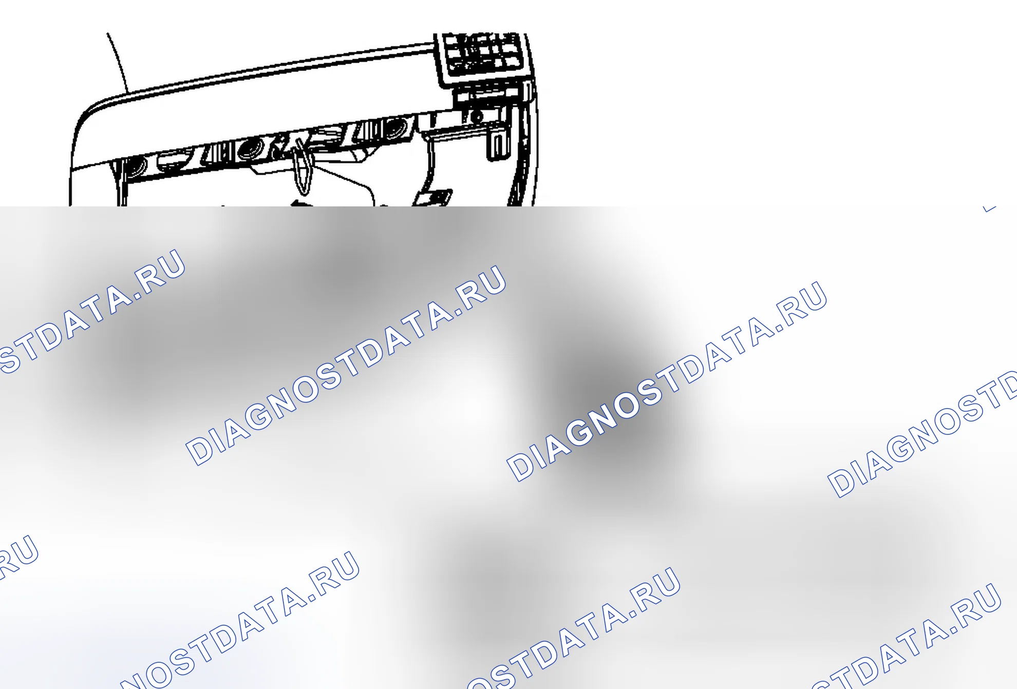 Рис. 161: Замена дверного демпфера отсека приборной панели (Acadia). Chevrolet Traverse I
