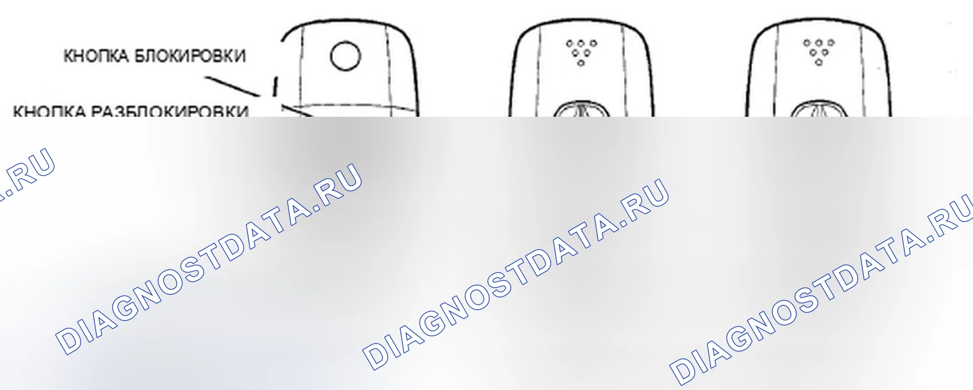 Рис. 141: Без системы бесключевого доступа. Acura ZDX I
