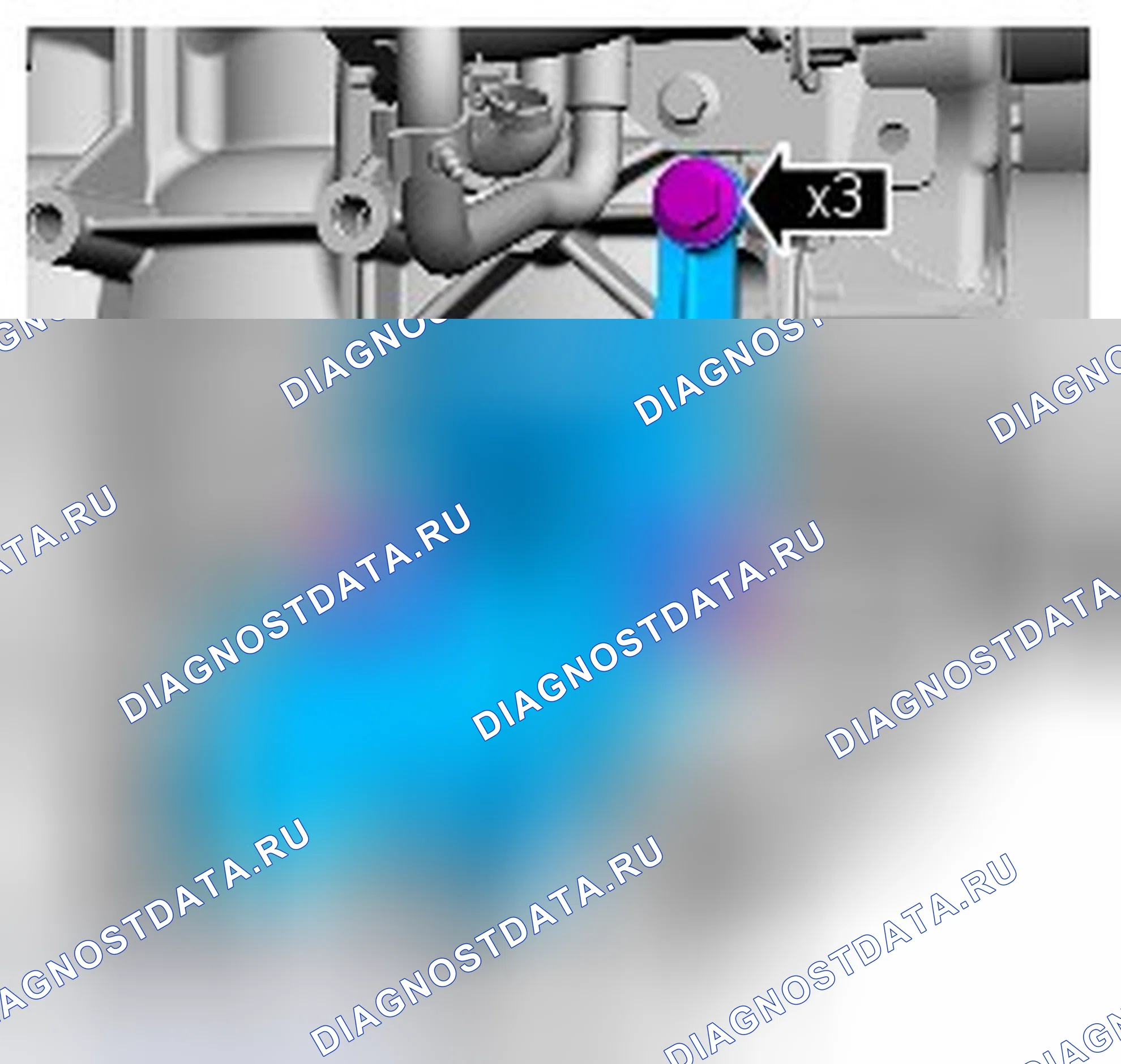 Как снять присоединяемые детали двигателя. Ford Mondeo IV