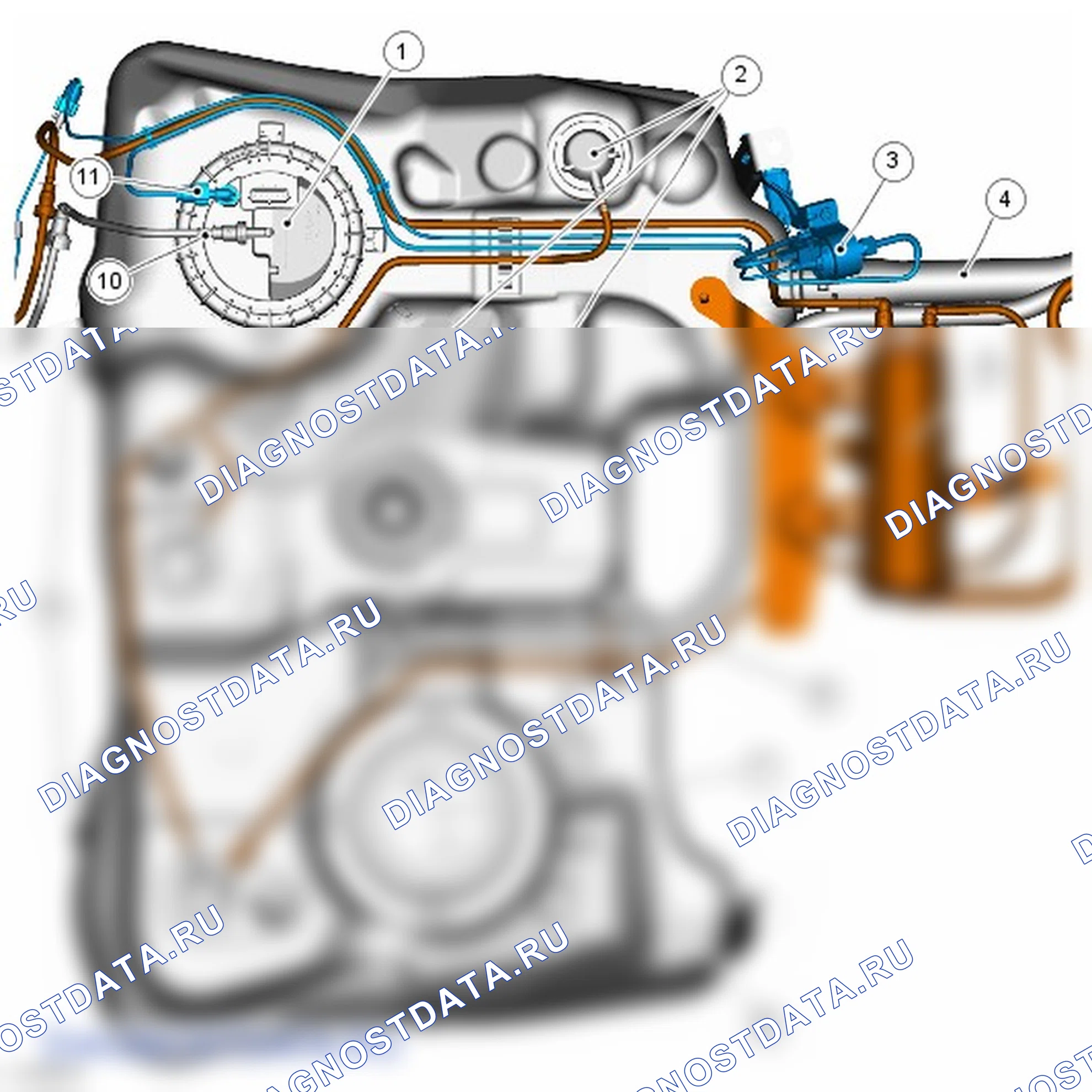 Kraftstofftank und Kraftstoffleitungen — 2.5L Duratec (147kW/200 л.с.) — VI5: описание и работа. Ford Mondeo IV