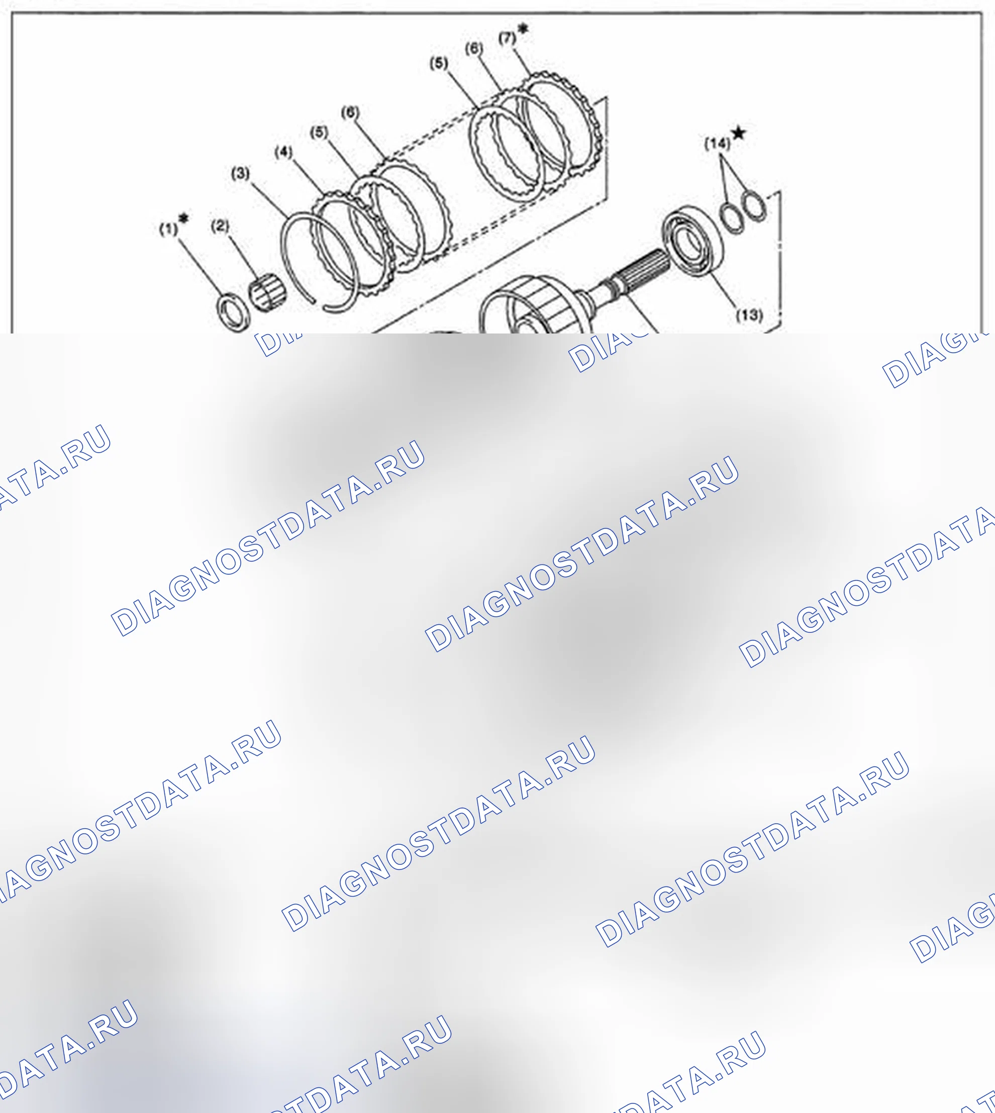 Рис. 345: СЛУЧАЙ ПЕРЕНОСА И УДЛИНЕНИЯ. Subaru Impreza WRX STI GR
