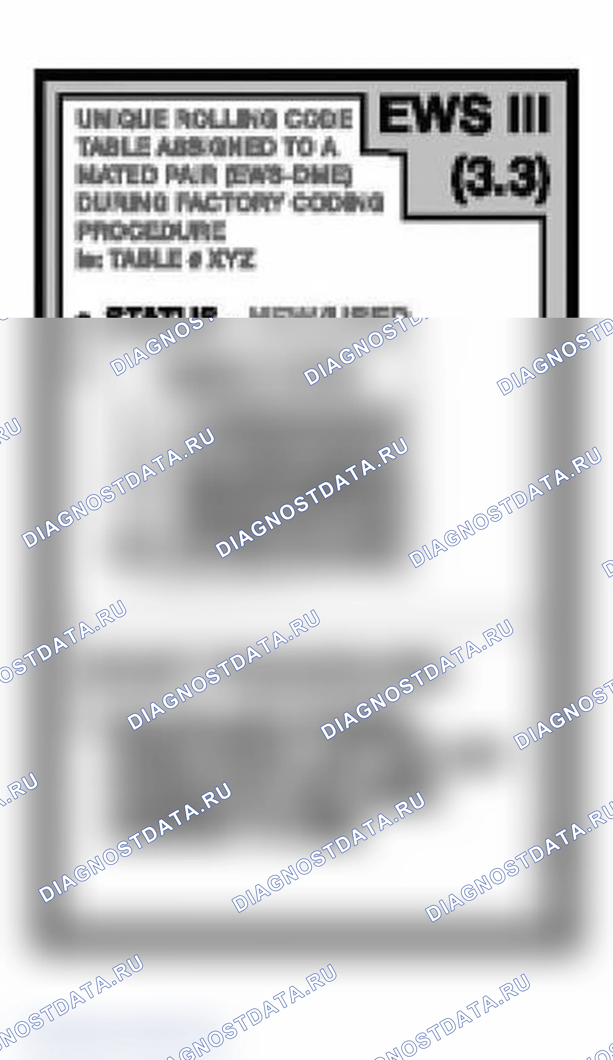Рис. 1172: Модуль управления EWS III (3.3). BMW X5 E53