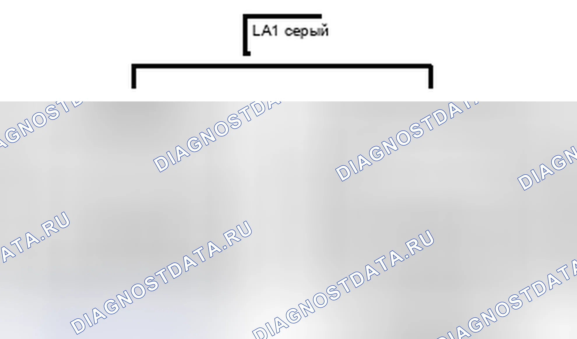 Рис. 971: Вид с торца разъема (LH1). Lexus ES XV60