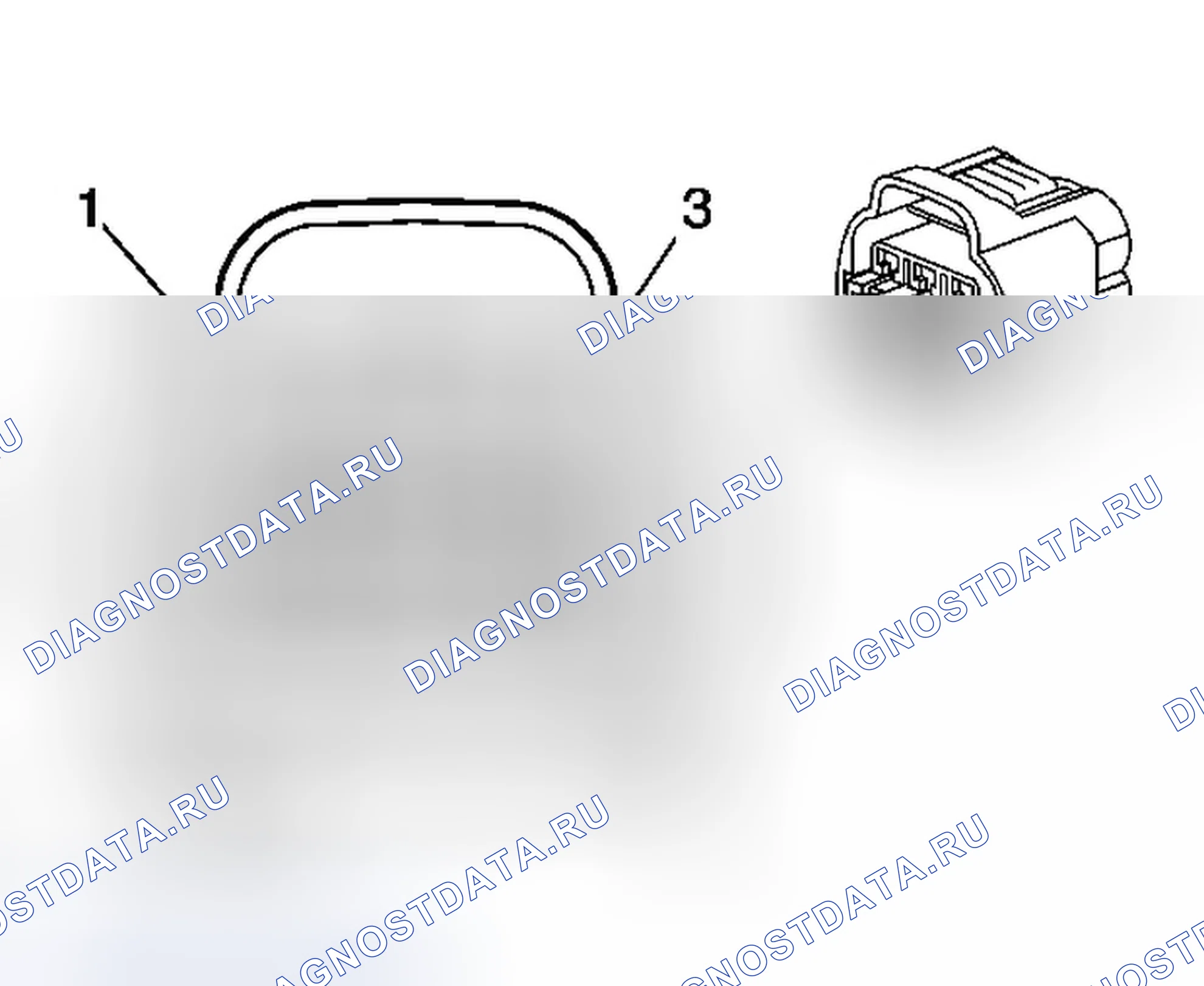 Рис. 60: Двигатель стеклоочистителя. Chevrolet Aveo I рестайлинг