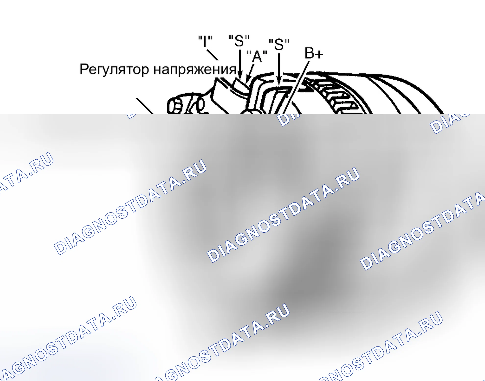 Рис. 1: ТЕСТ B: ИНДИКАТОР ПРЕДУПРЕЖДЕНИЯ ГОРИТ ПРИ РАБОТАЮЩЕМ ДВИГАТЕЛЕ, СИСТЕМА НЕ ЗАРЯЖАЕТСЯ (3.0L DURATEC). Ford Escape I