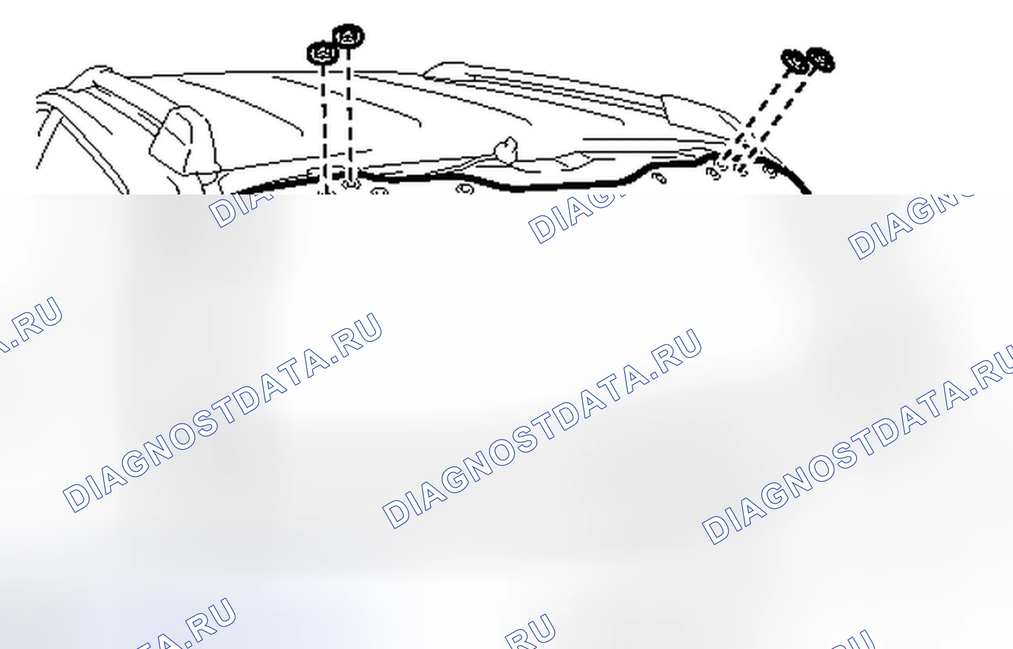 Рис. 72: ДЕМОНТАЖ. Toyota Highlander II рестайлинг