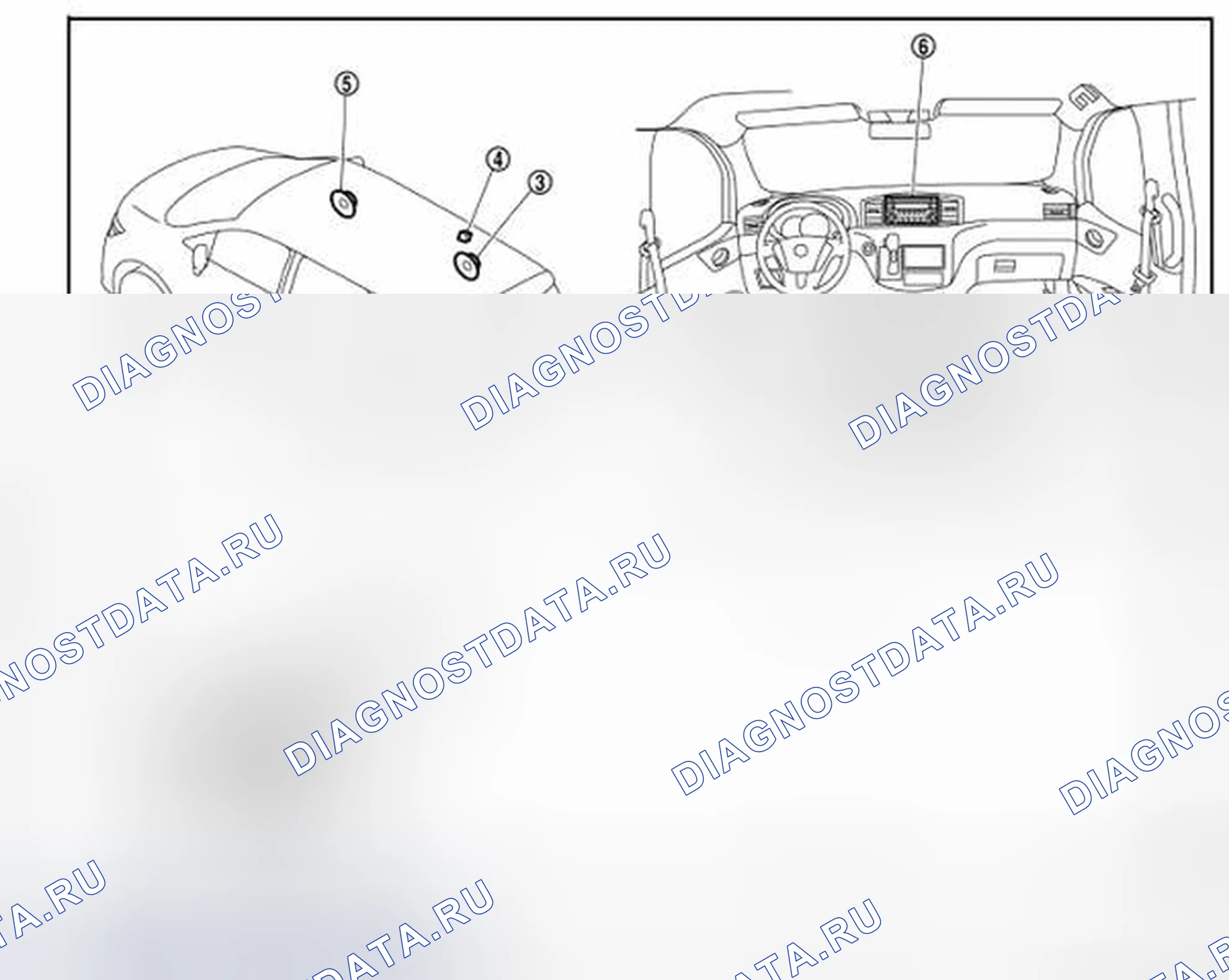 Рис. 379: Расположение компонентов. Nissan Quest IV