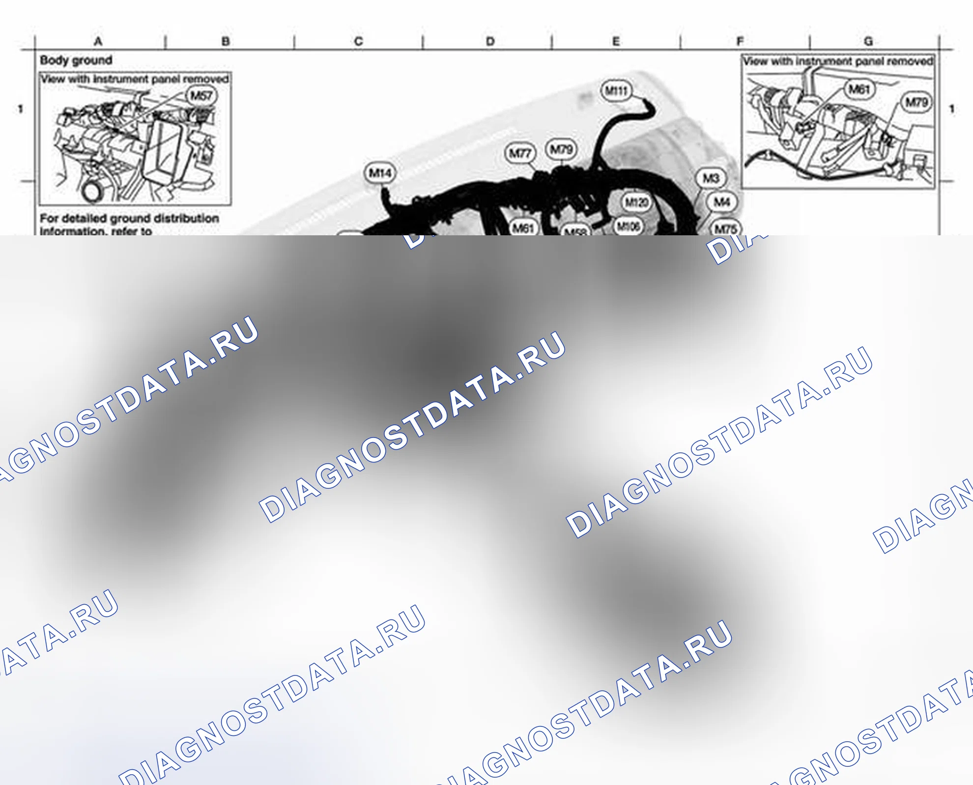 Рис. 52: ГЛАВНЫЙ ЖГУТ. Honda Odyssey I