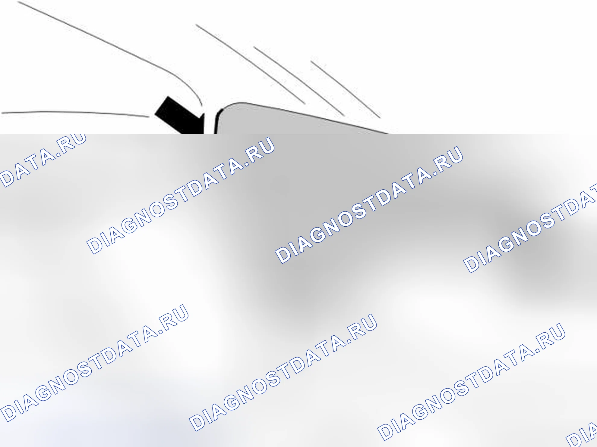 Рис. 218: СНЯТИЕ КРЫШКИ. Volvo V50 I рестайлинг